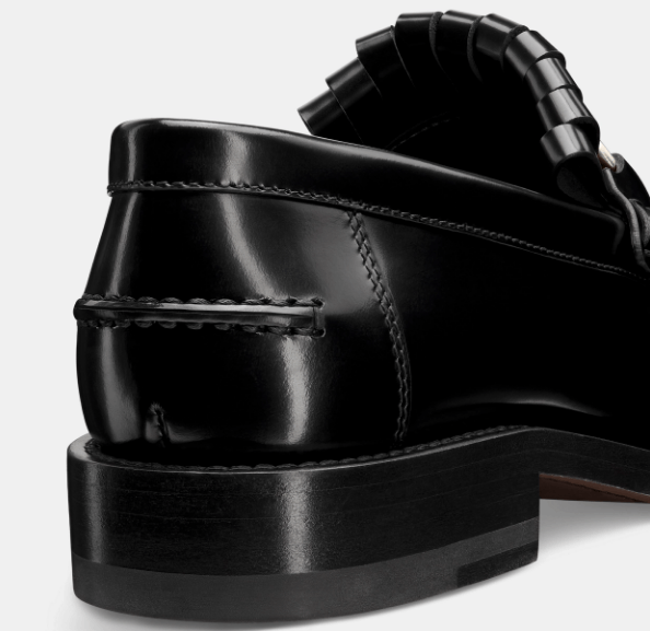 Dior o1w1db11225 KDB962 Emblem Loafers in Black Size US 6 / IT 36 - 3 Thumbnail