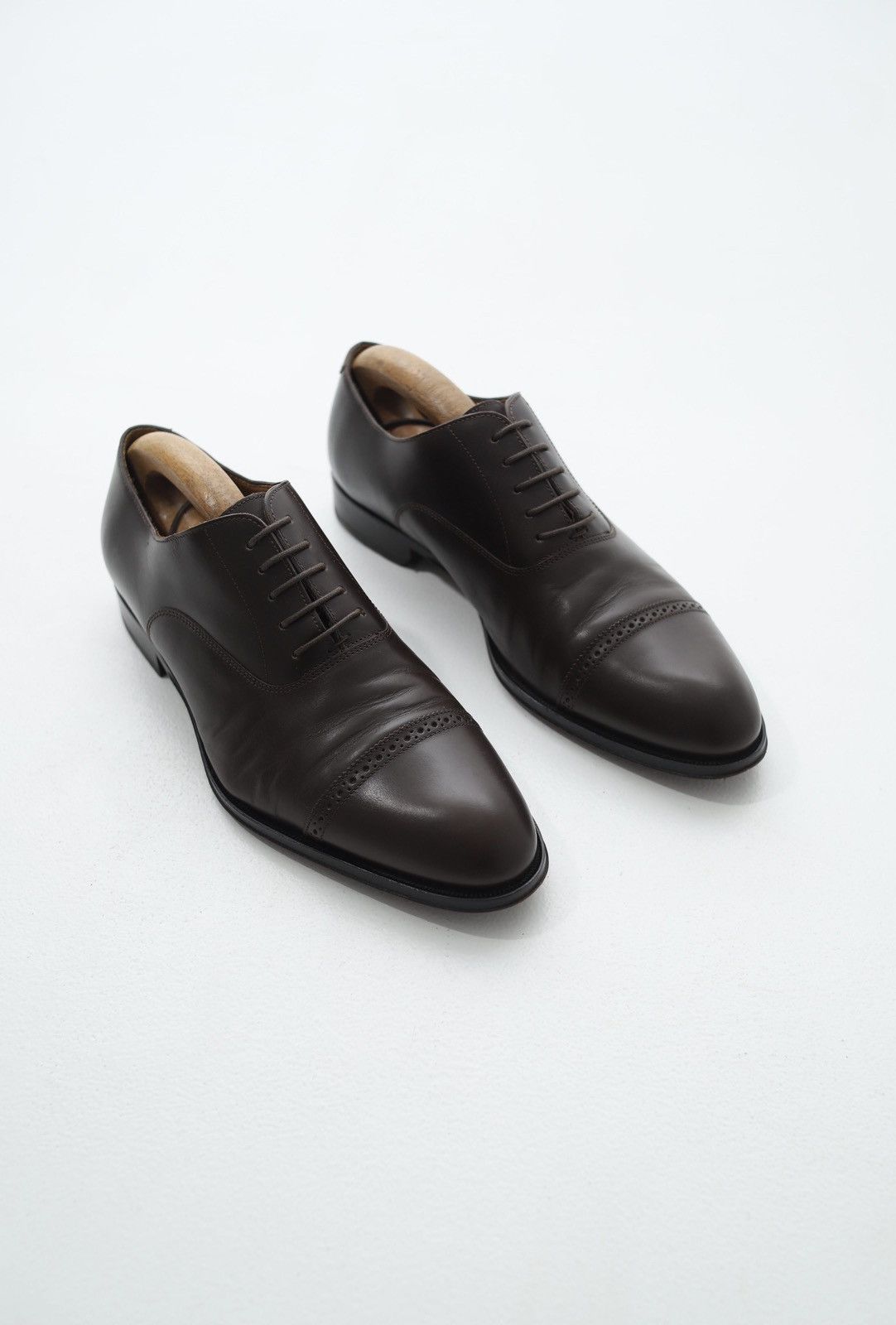 Suitsupply SUITSUPPLY Oxfords Leather Shoes Lace Up Brown Men’s Size US 10 / EU 43 - 2 Thumbnail