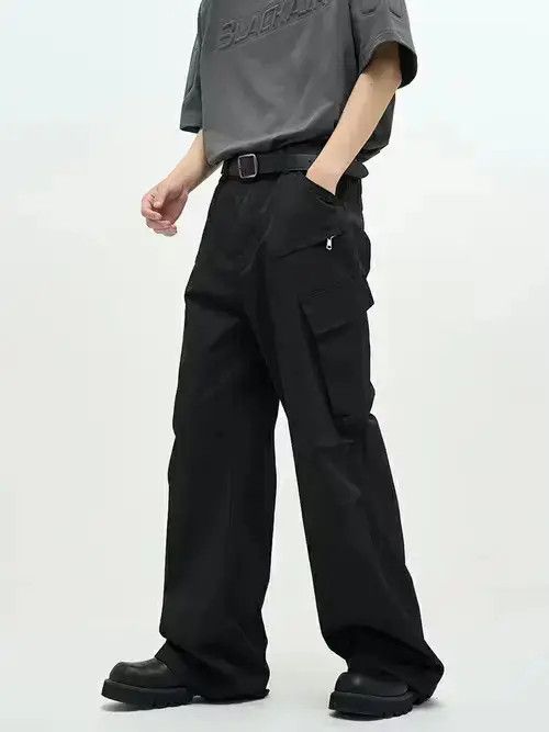 Vintage baggy cargo utility pants Size US 32 / EU 48 - 2 Thumbnail