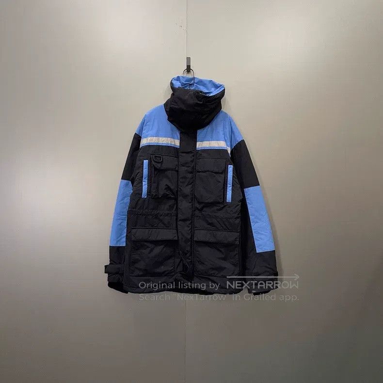 Balenciaga Balenciaga Black and Blue Printed Fleece Jacket Size US XS / EU 42 / 0 - 1 Thumbnail