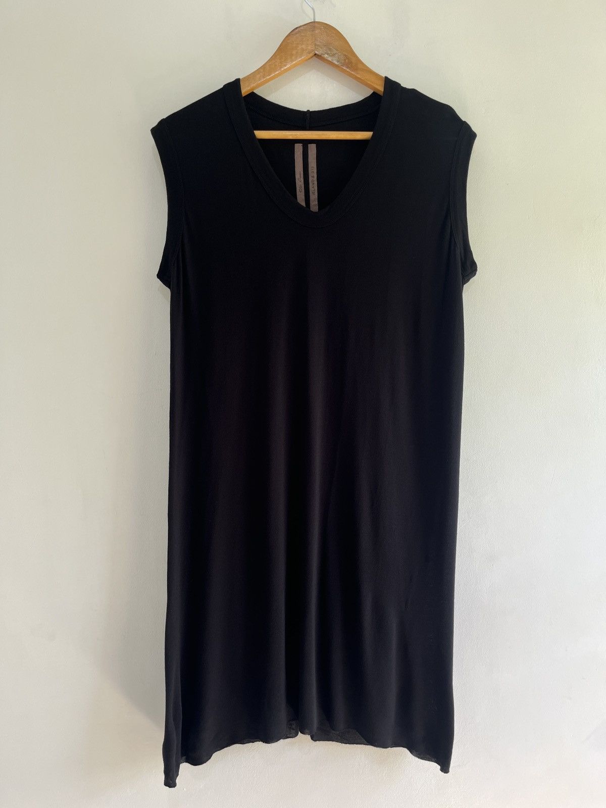 Rick Owens SS13 Island Sleeveless Long Shirt Size US S / EU 44-46 / 1 - 1 Thumbnail