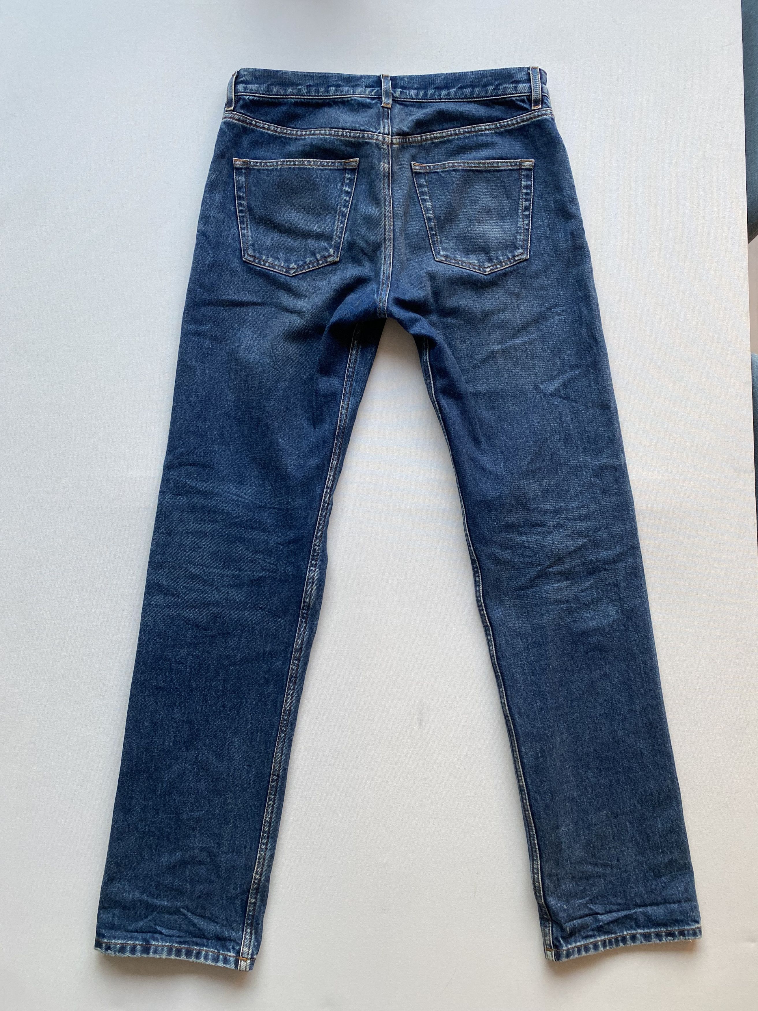 Balenciaga Straight Leg Denim Mid Rise Size US 29 - 3 Thumbnail
