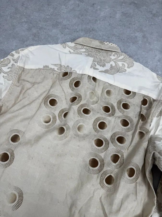 Kenzo 1990s Kenzo Beige Floral Persan Pattern Shirt Size US M / EU 48-50 / 2 - 7 Thumbnail