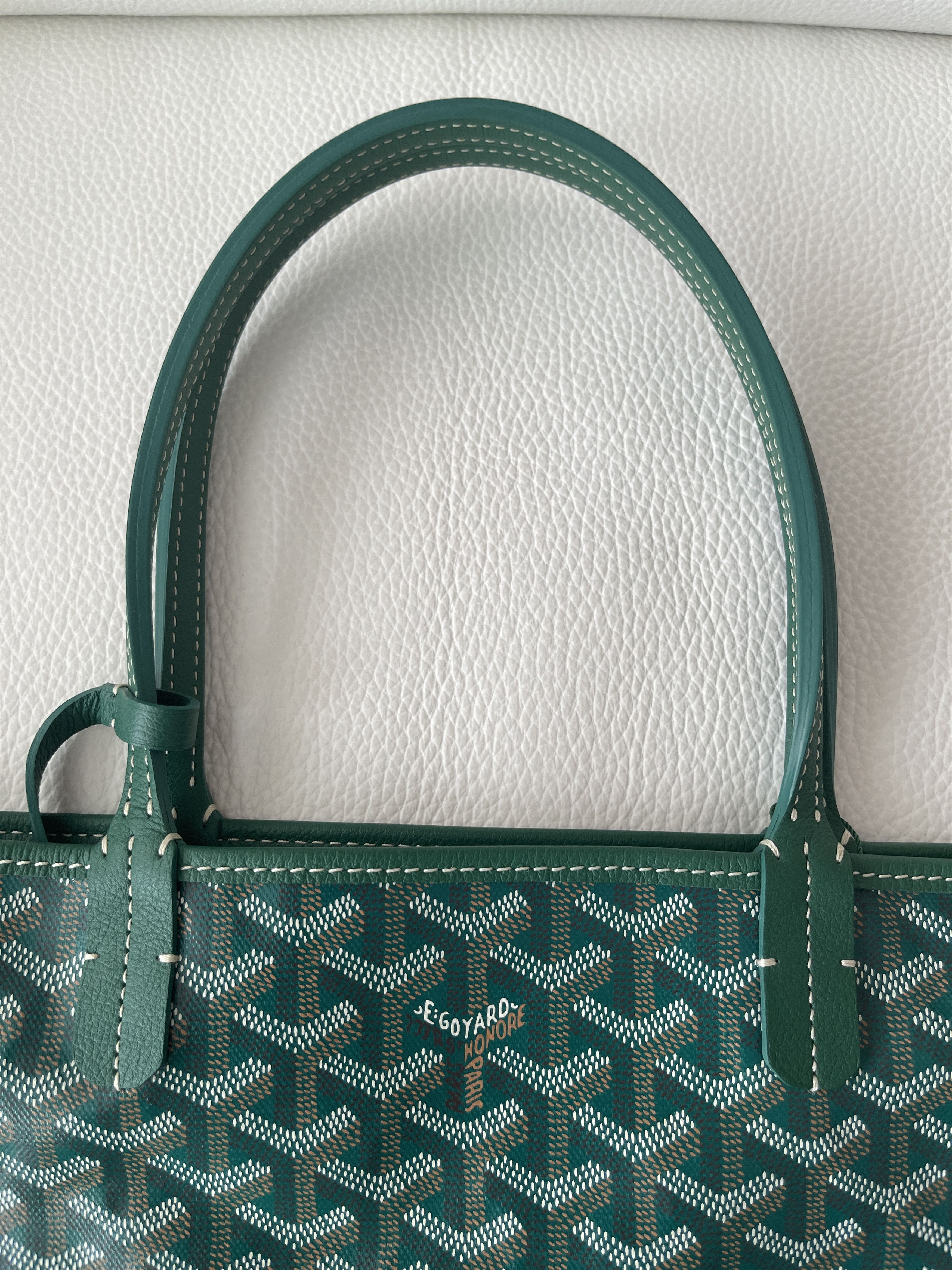 Goyard Green Goyard Saint Louis PM Reversible Tote Size ONE SIZE - 6 Thumbnail