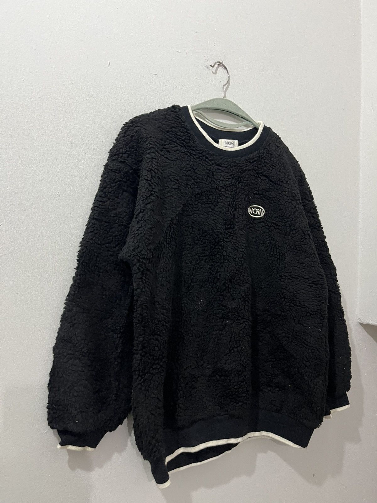 If Six Was Nine 💥NICORON NCRN OVAL LOGO Deep Pile Fleece Pullover Size US L / EU 52-54 / 3 - 1 Thumbnail