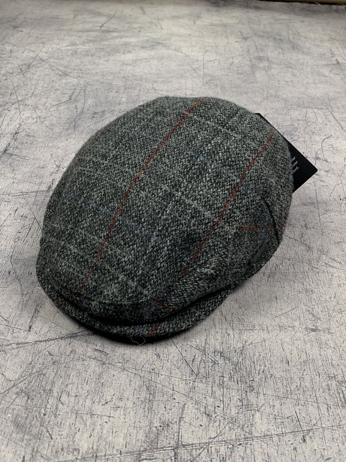Harris Tweed × Vintage New Harris Tweed Wool Flat Hat Cap Size ONE SIZE - 3 Thumbnail
