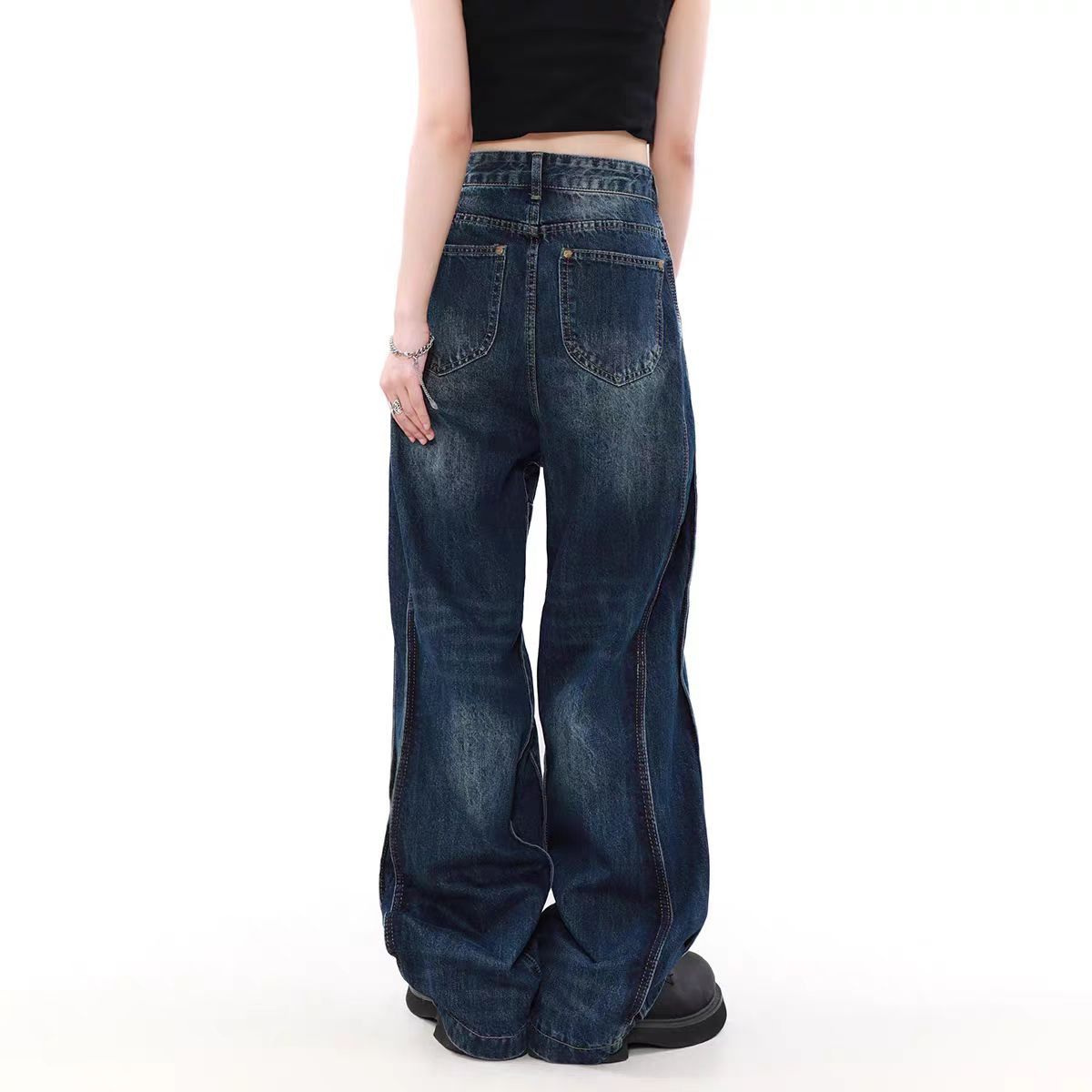Japanese Brand × Jean Vintage Straight Fit Street Jeans Size US 28 / EU 44 - 4 Thumbnail