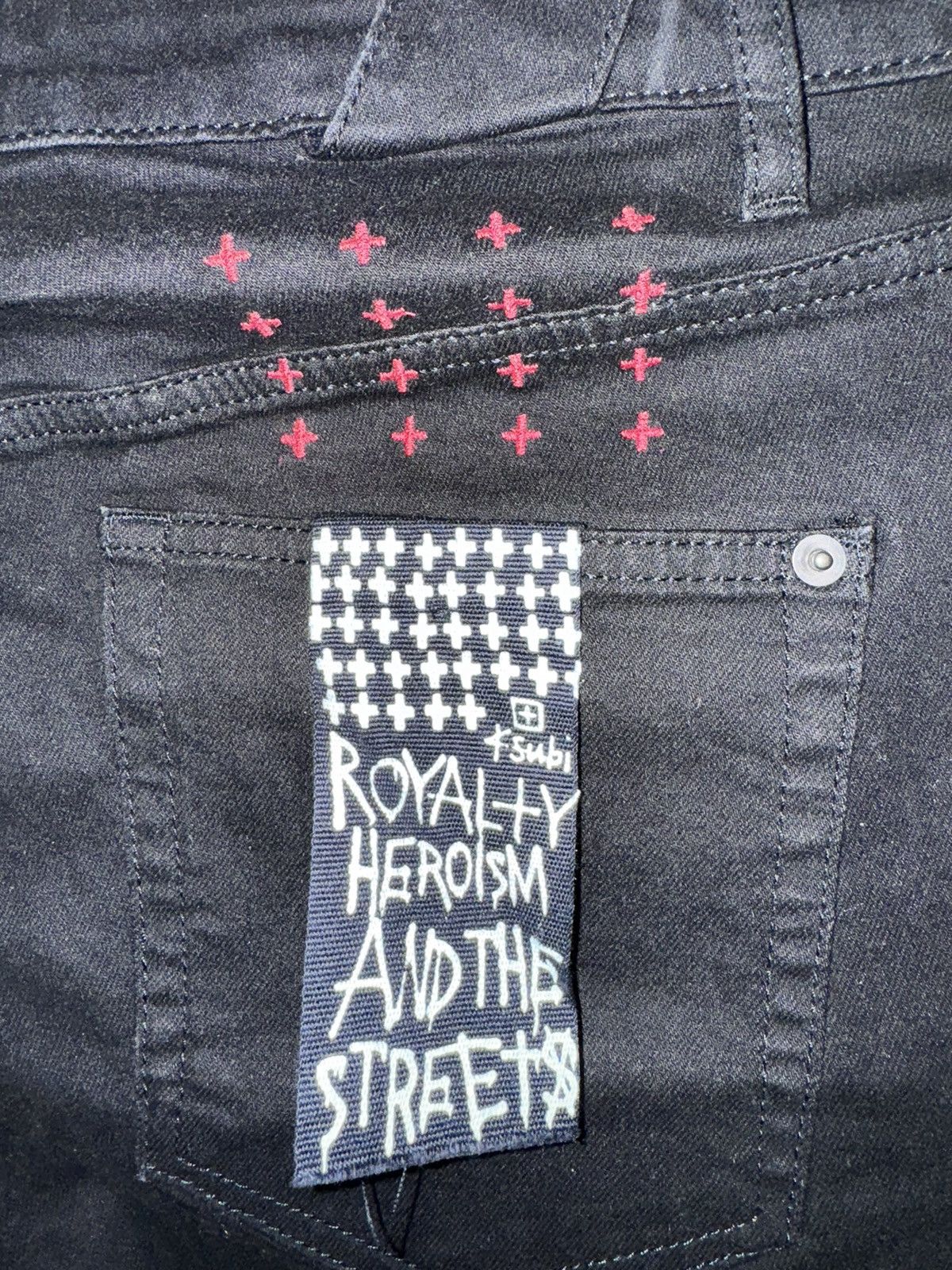 Ksubi KSUBI Van Winkle Black Rebel Black Denim Jeans Size US 32 / EU 48 - 8 Thumbnail