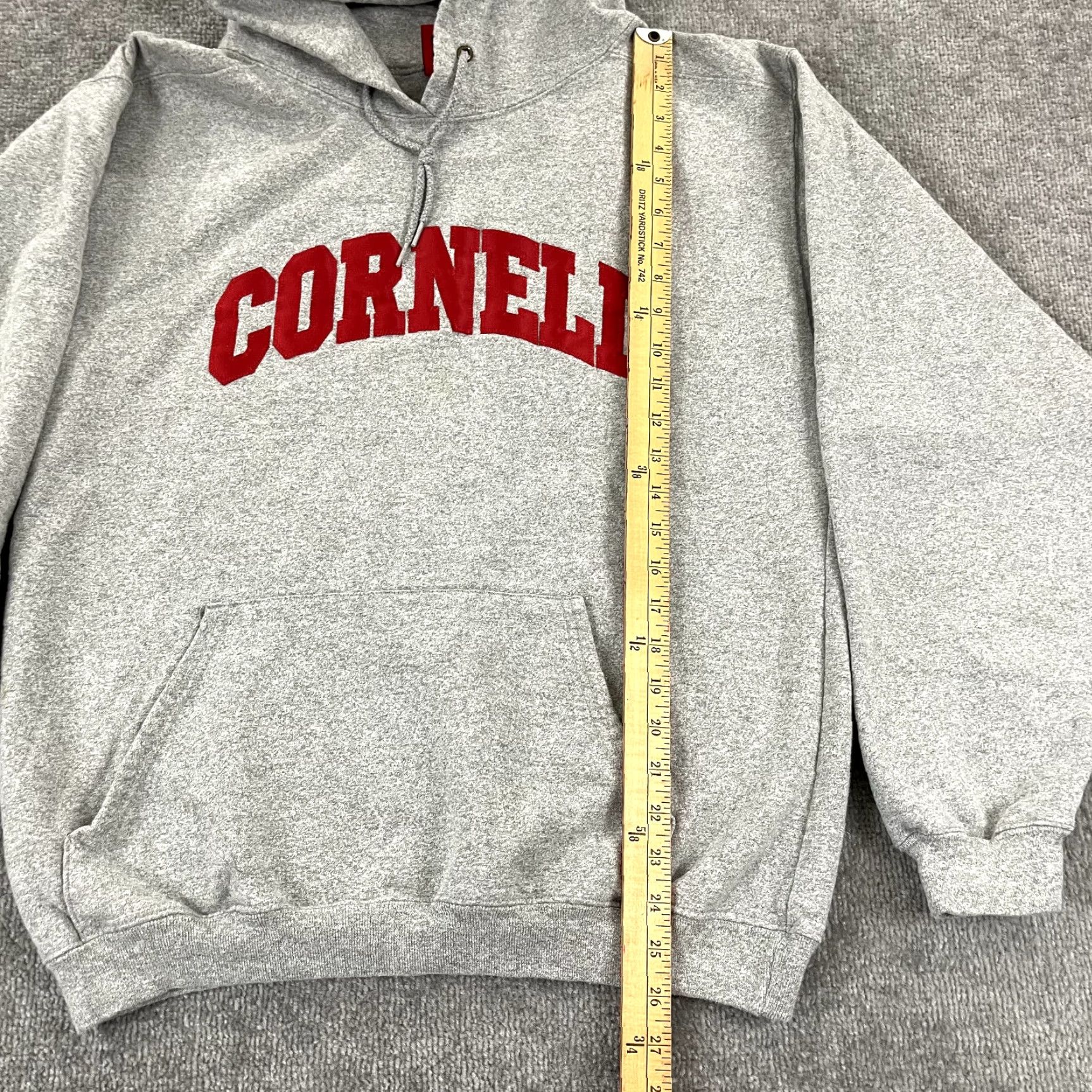 Vintage VINTAGE Cornell University Hoodie Mens Medium Gray Sweatshirt Pullover College Logo Logo Embroidered College Sports U.S. Size US M / EU 48-50 / 2 - 5 Thumbnail