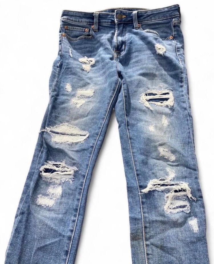 Aeropostale Aeropostale Distressed Slim Jeans 32 Size US 30 / EU 46 - 1 Thumbnail