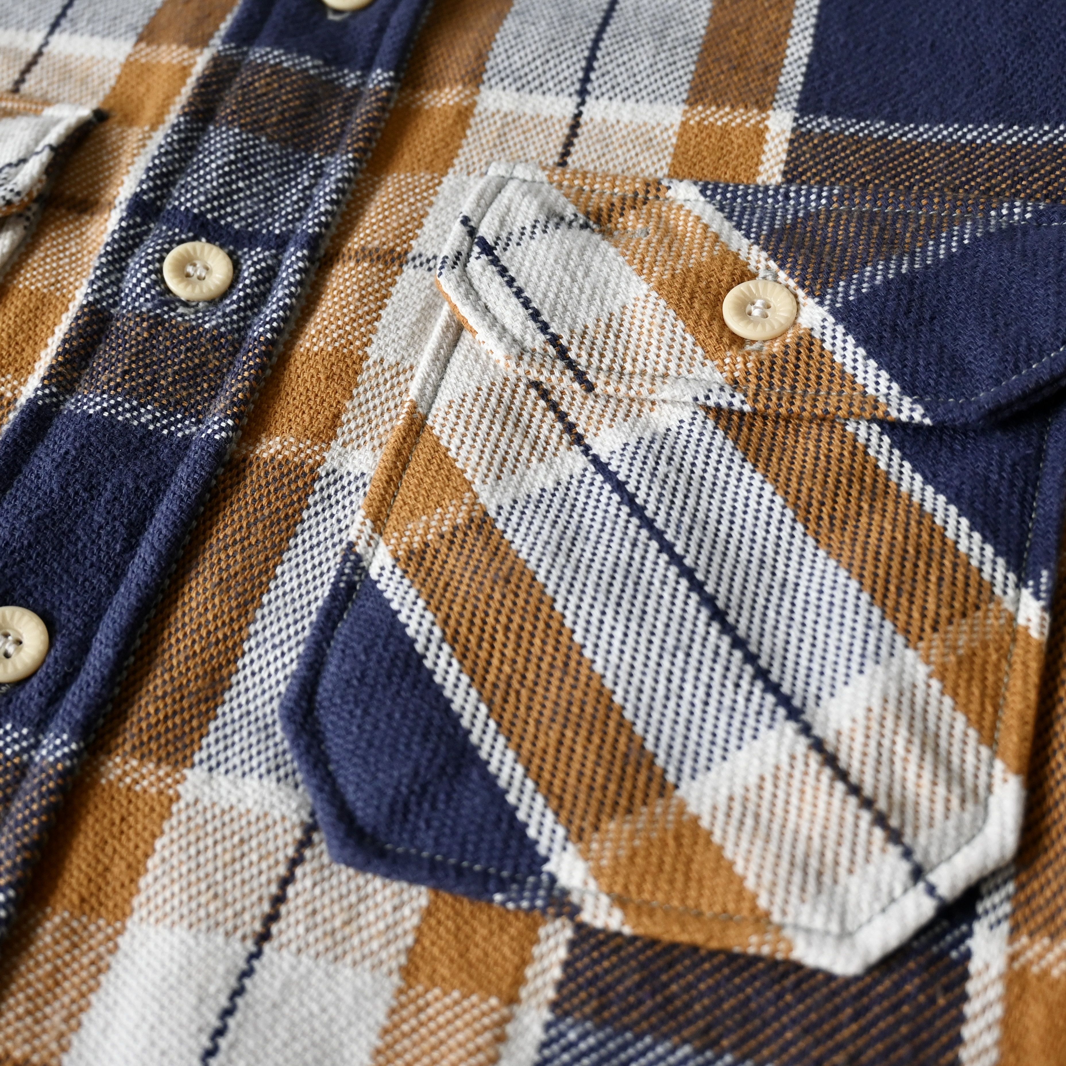 Warehouse WAREHOUSE heavy flannel shirt made in Japan, Small 14-14 1/2 Size US S / EU 44-46 / 1 - 8 Thumbnail