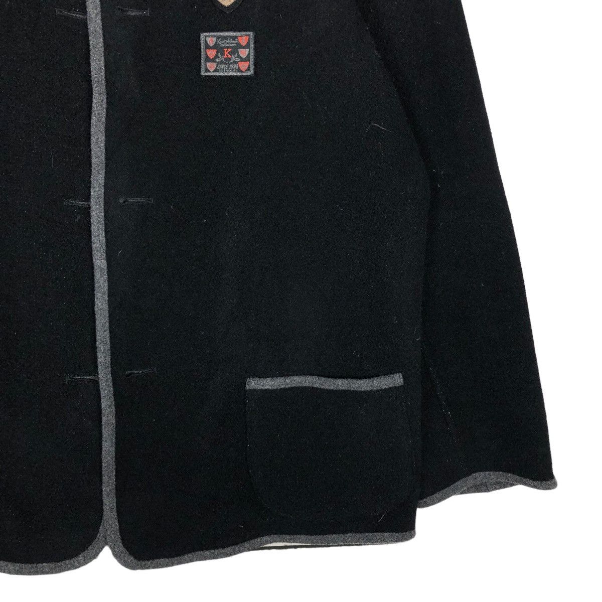 Japanese Brand 🔥Vintage Wool Work Jacket Button Karl Helmut Big Logo Size US M / EU 48-50 / 2 - 5 Thumbnail