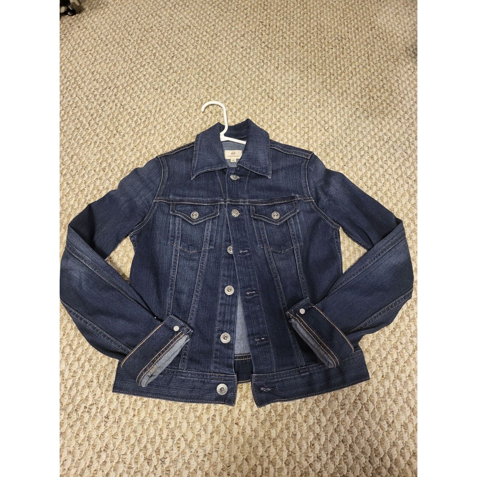 AG Adriano Goldschmied AG Adriano Goldschmied Womens Cotton Denim Button Down Size XS / US 0-2 / IT 36-38 - 1 Thumbnail