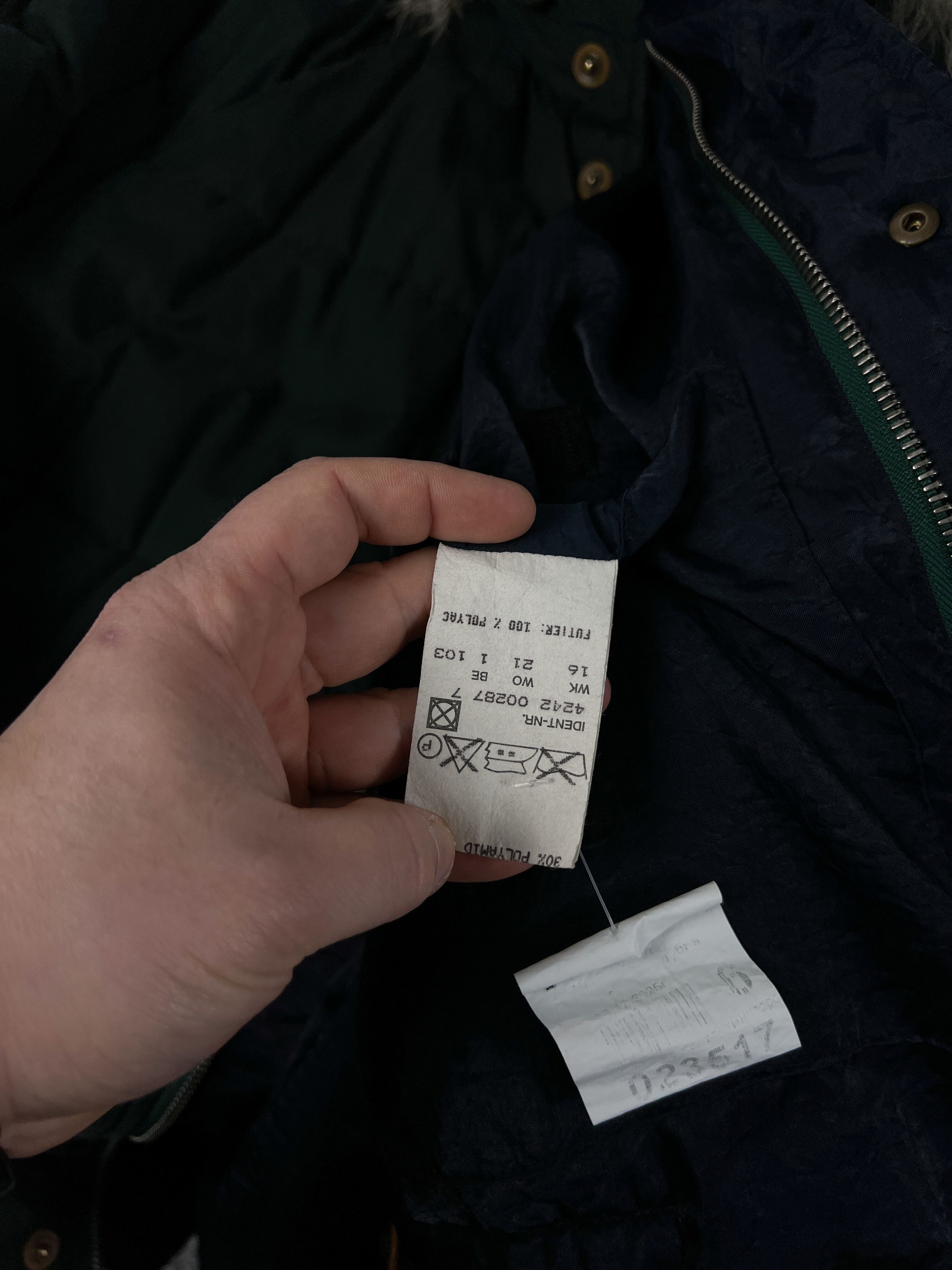 Hugo Boss HUGO BOSS Vintage Men`s Parka Jacket Size US L / EU 52-54 / 3 - 6 Thumbnail