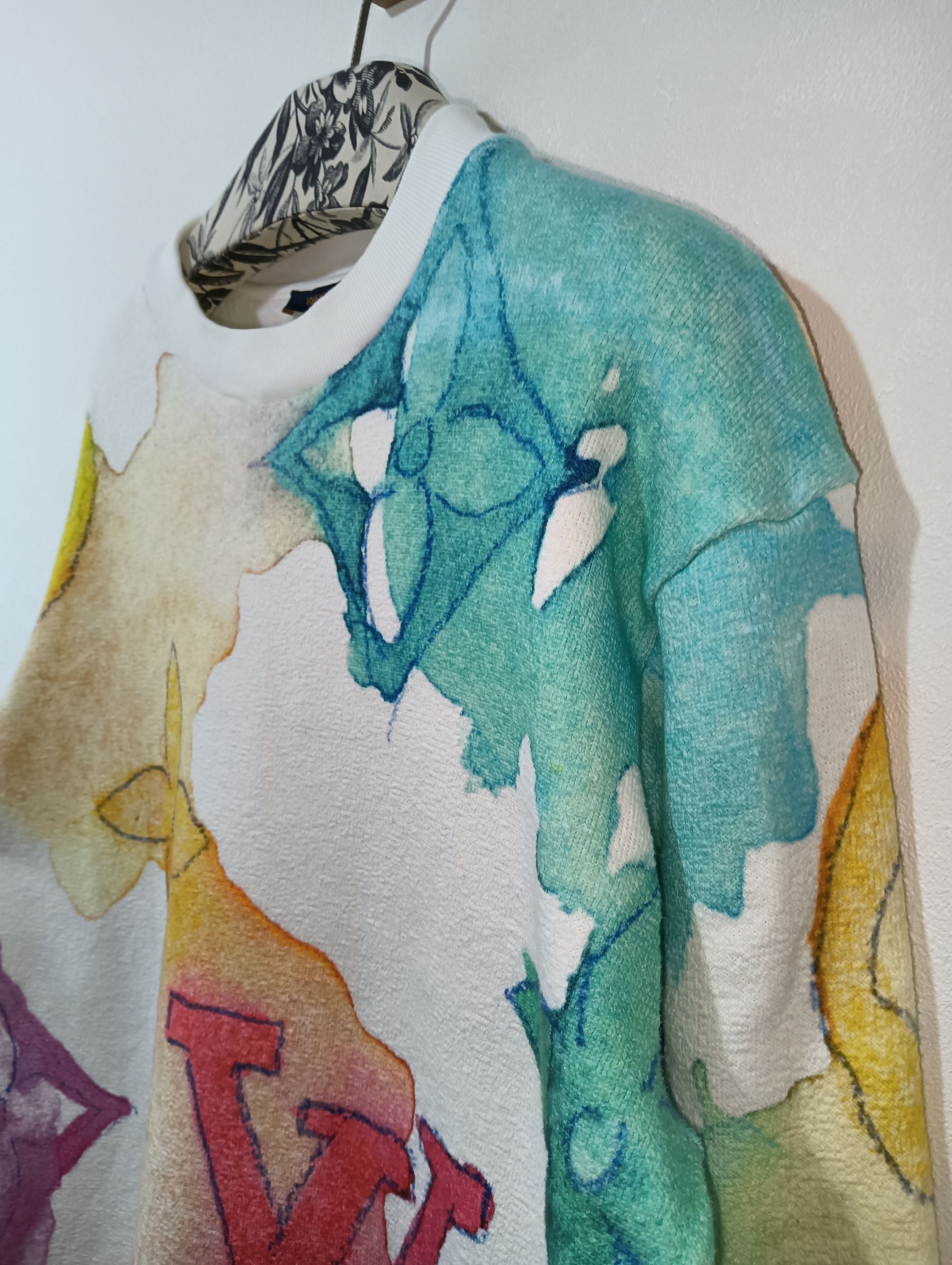 Louis Vuitton Watercolor Monogram Sweatshirt Size US M / EU 48-50 / 2 - 3 Thumbnail