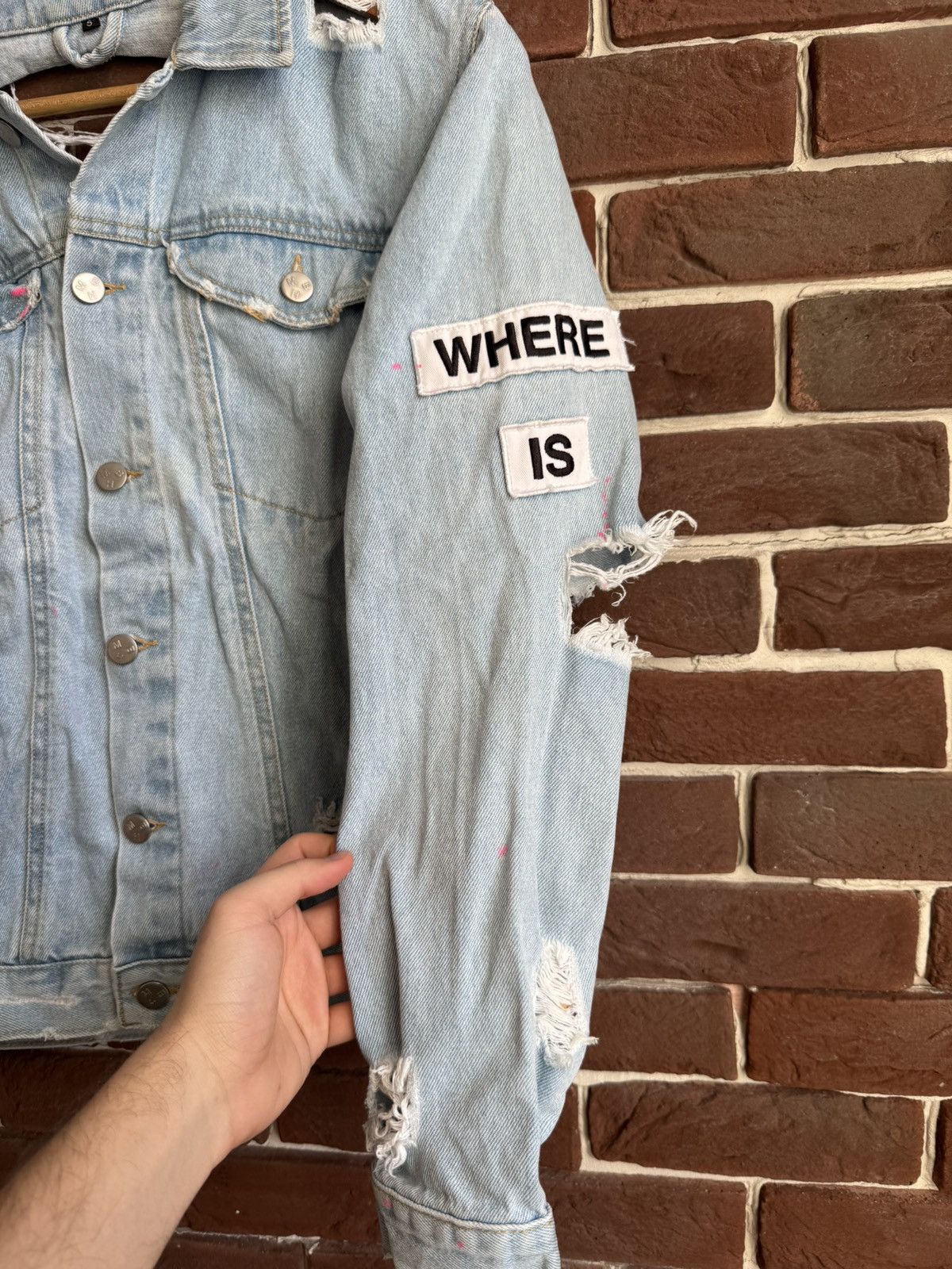 Misbhv Misbhv Denim Jacket Where Is My Mind Distressed Small Size US S / EU 44-46 / 1 - 5 Thumbnail