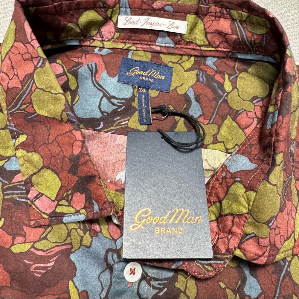 Good Man Brand NWT New $168 Good Man Brand On-Point Print Short Sleeve But Size US XXL / EU 58 / 5 - 7 Thumbnail