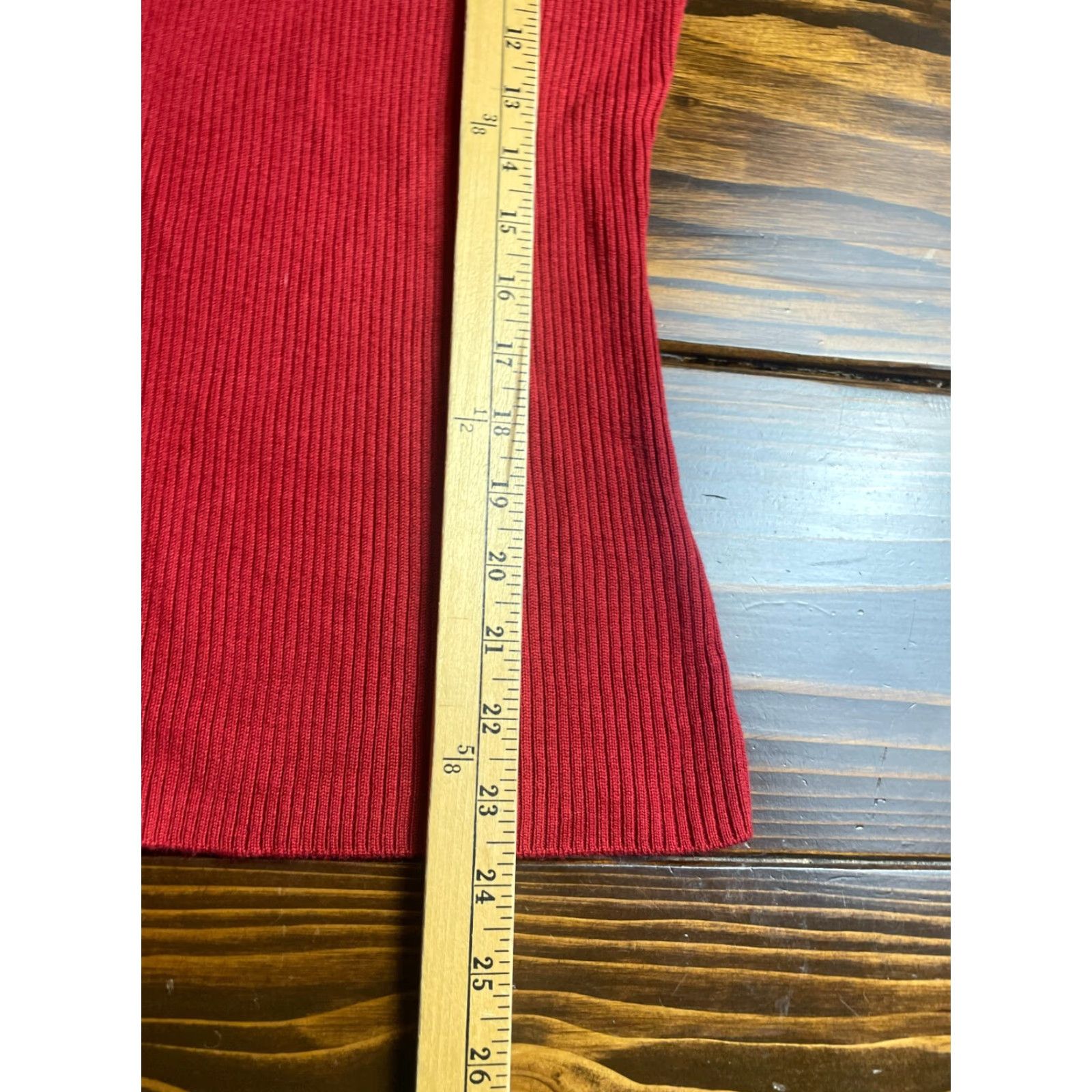 Croft & Barrow Croft & Barrow Sweater Women's Medium Red Sleeveless Rib Knit Size M / US 6-8 / IT 42-44 - 5 Thumbnail