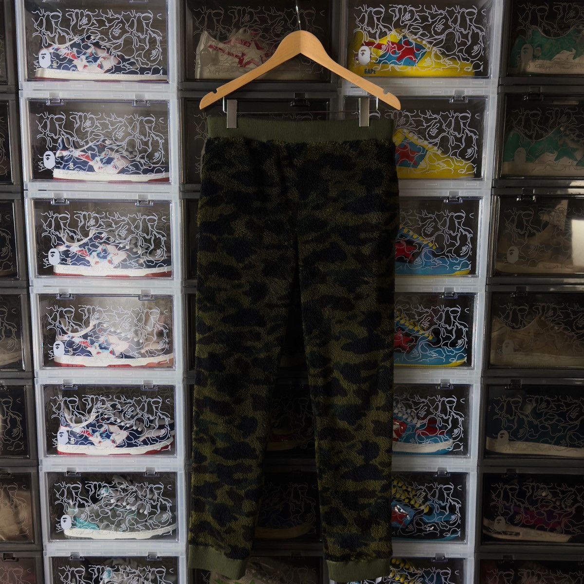 Bape Bape 1st Camo Boa Pants Green 2018 Size US 34 / EU 50 - 2 Thumbnail
