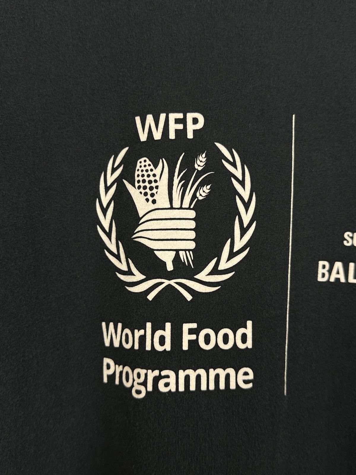Balenciaga Balenciaga WFP World Wood Programme Supports Black T-Shirt Size US L / EU 52-54 / 3 - 14 Thumbnail