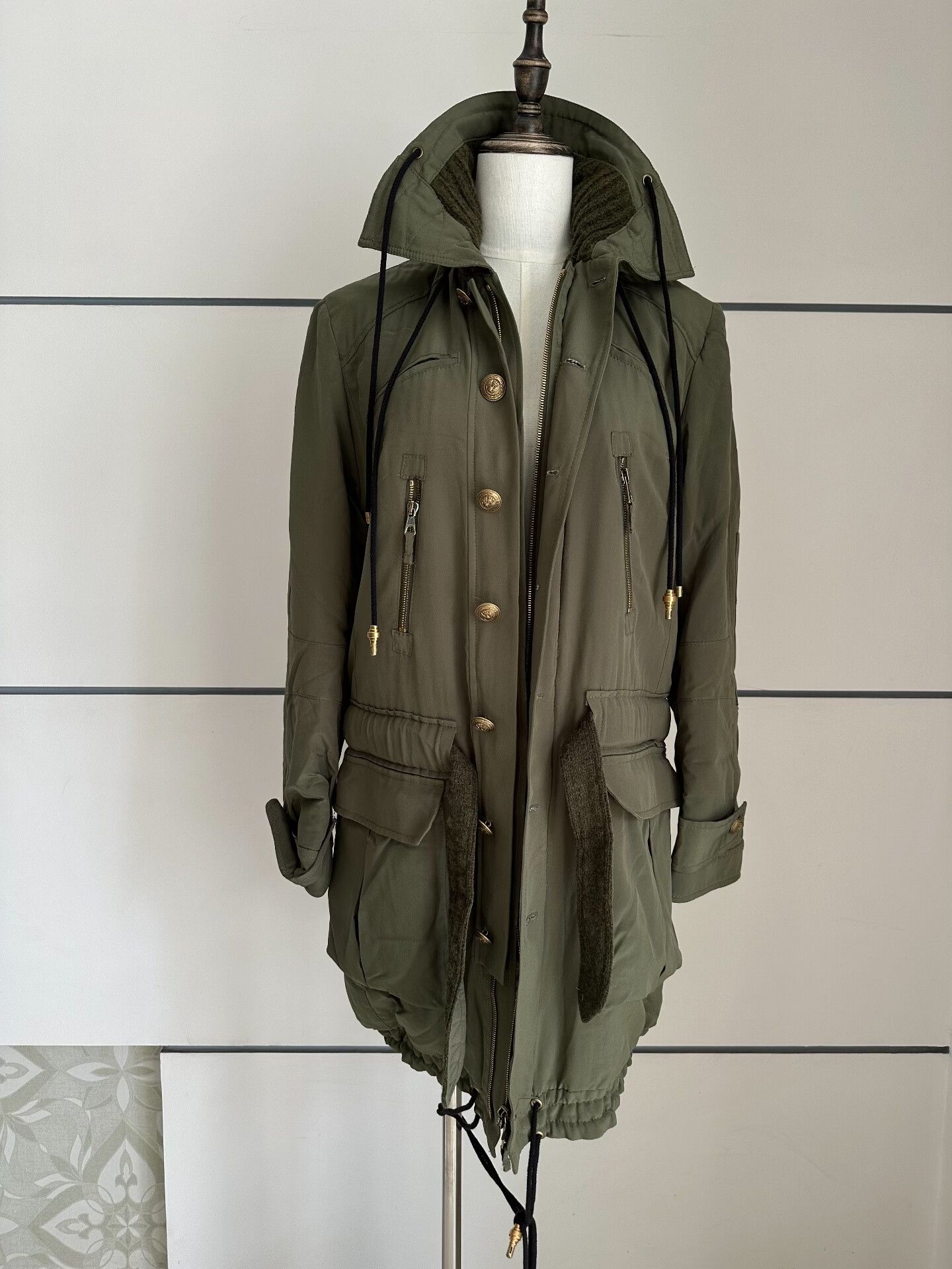 Balenciaga Balenciaga Military Style Coat Size US S / EU 44-46 / 1 - 1 Thumbnail