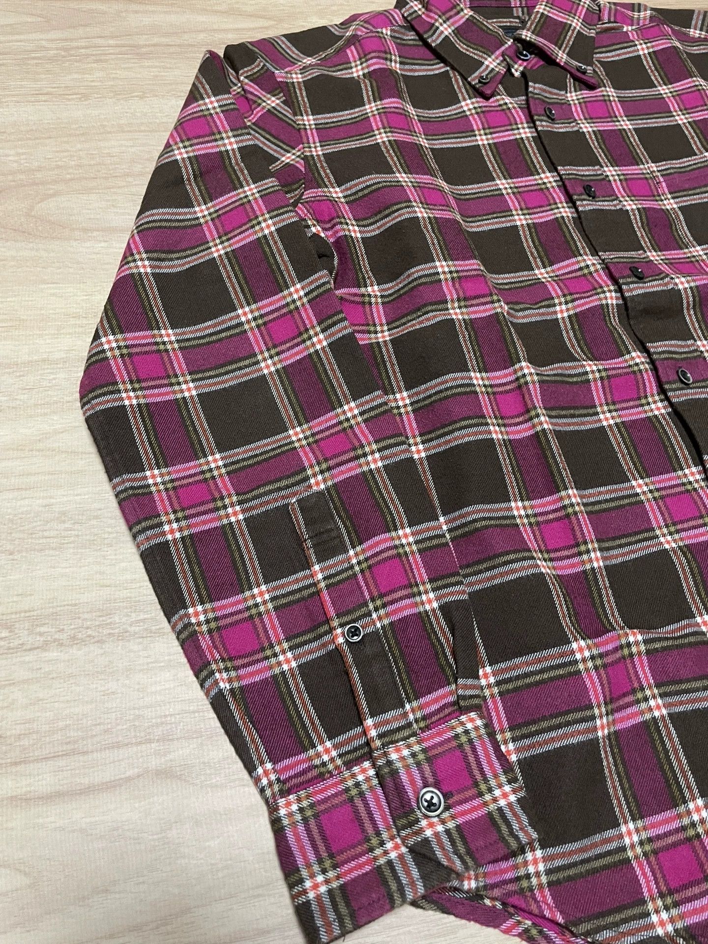 Sophnet. Sophnet. Casual Check LS Shirt Rainbow Button by Kiyonaga M Size US M / EU 48-50 / 2 - 4 Thumbnail