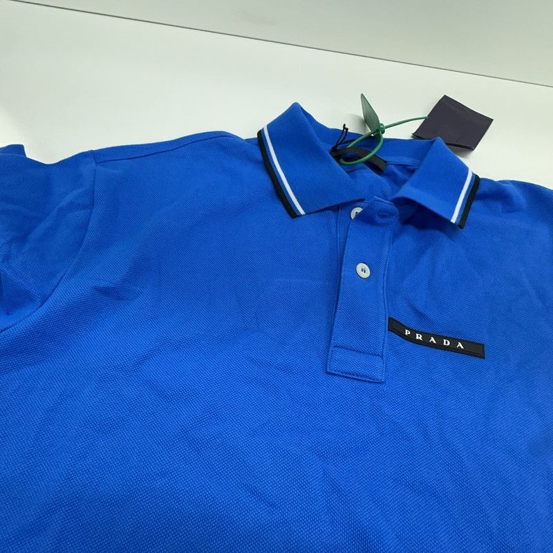 Prada Prada Striped Collar Short Sleeve Polo Shirt Size US M / EU 48-50 / 2 - 1 Thumbnail