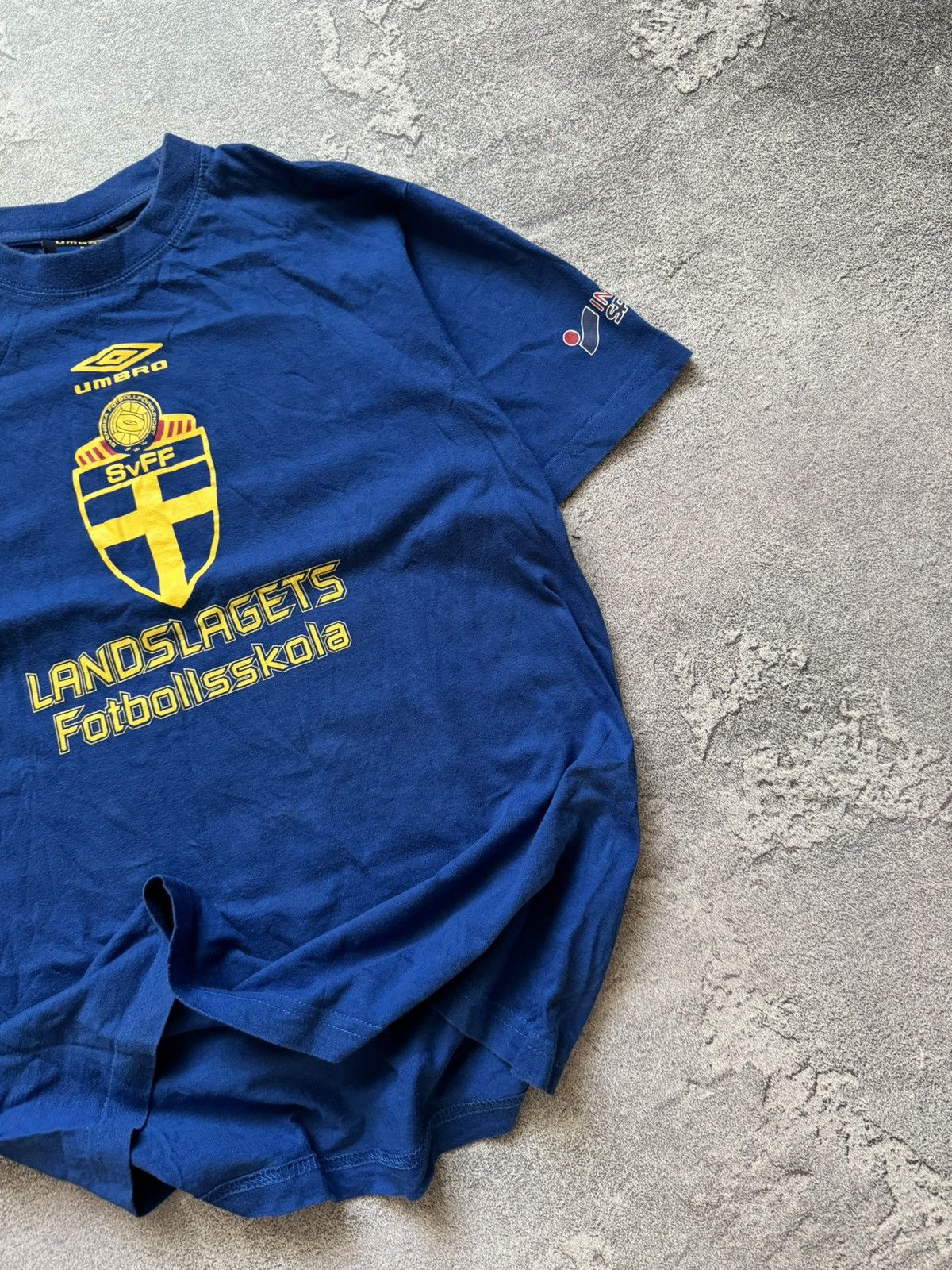 Umbro × Vintage Umbro S Sweden 🇸🇪 SVFF svenska tee T-shirt polo jersey Size US S / EU 44-46 / 1 - 3 Thumbnail