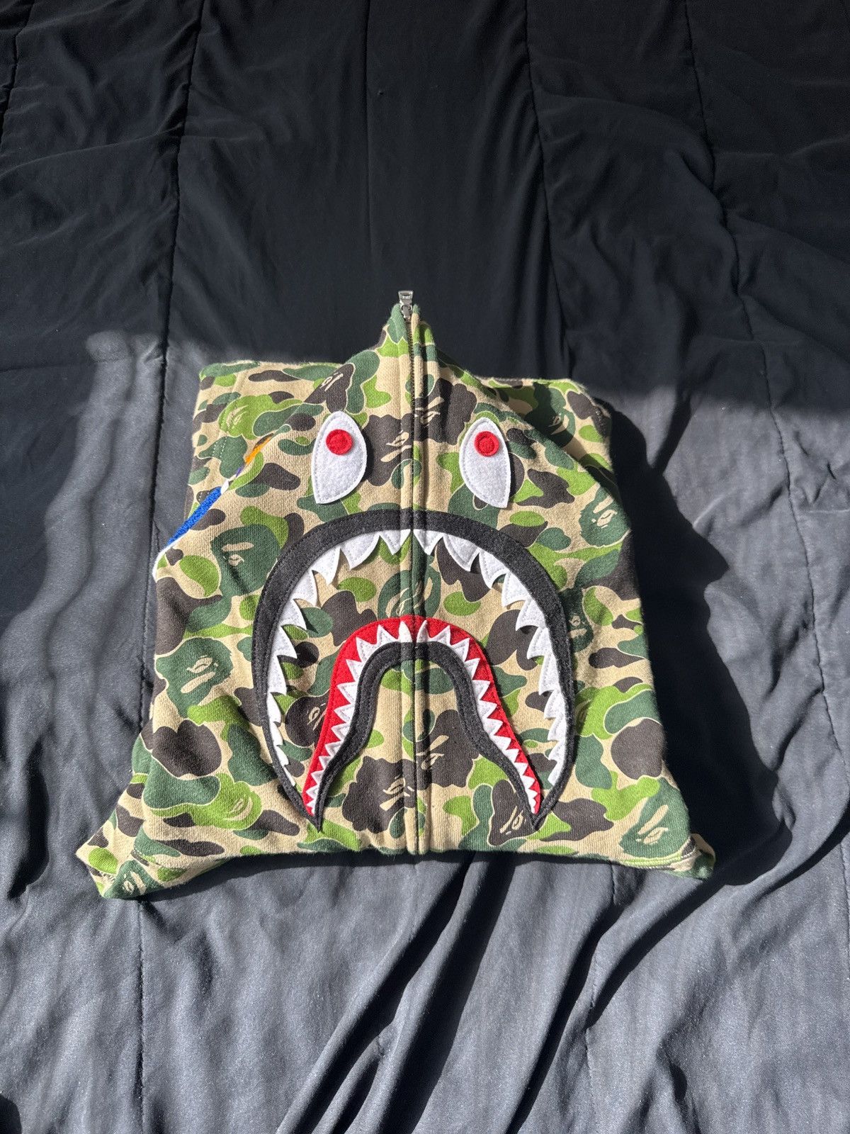BAPE ABC Camo Shark Hoodie Full Zipup