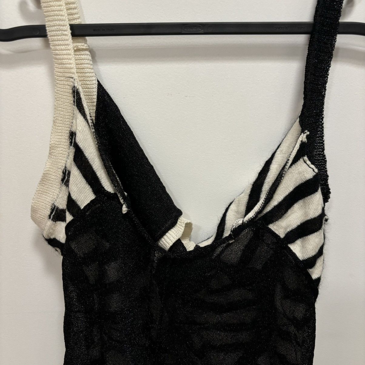 Junya Watanabe Junya Watanabe Black & White Striped Top Size M / US 6-8 / IT 42-44 - 3 Thumbnail