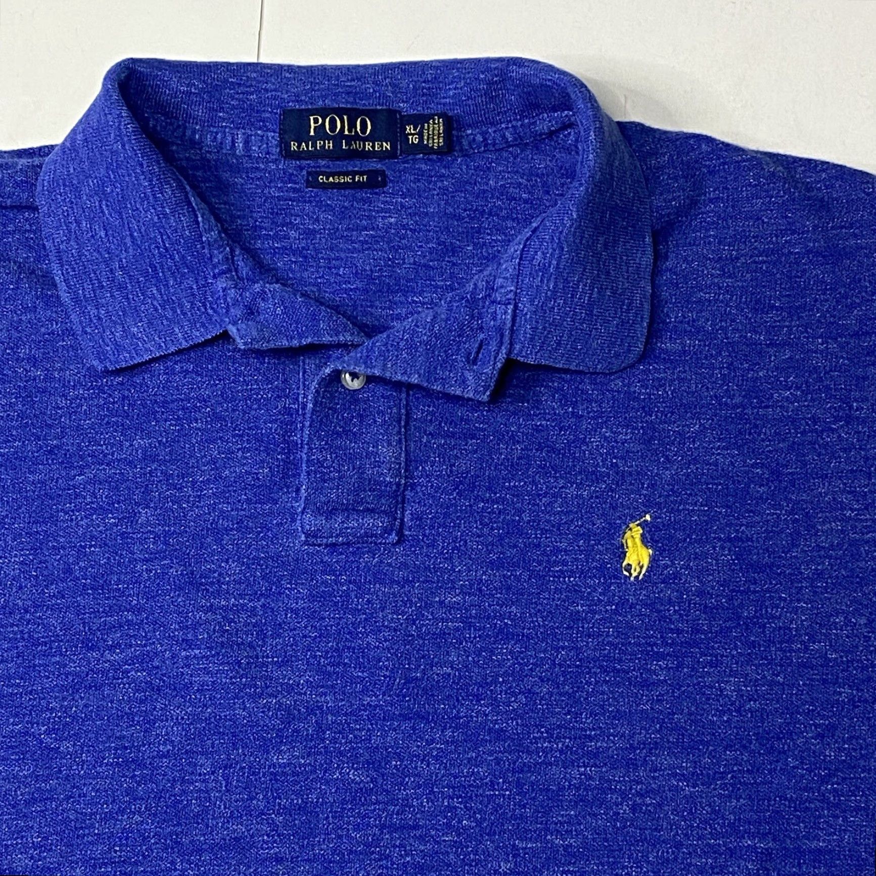 Polo Ralph Lauren Polo Ralph Lauren Polo Classic Fit Short Sleeve Blue XL TG Men Size US XL / EU 56 / 4 - 3 Thumbnail