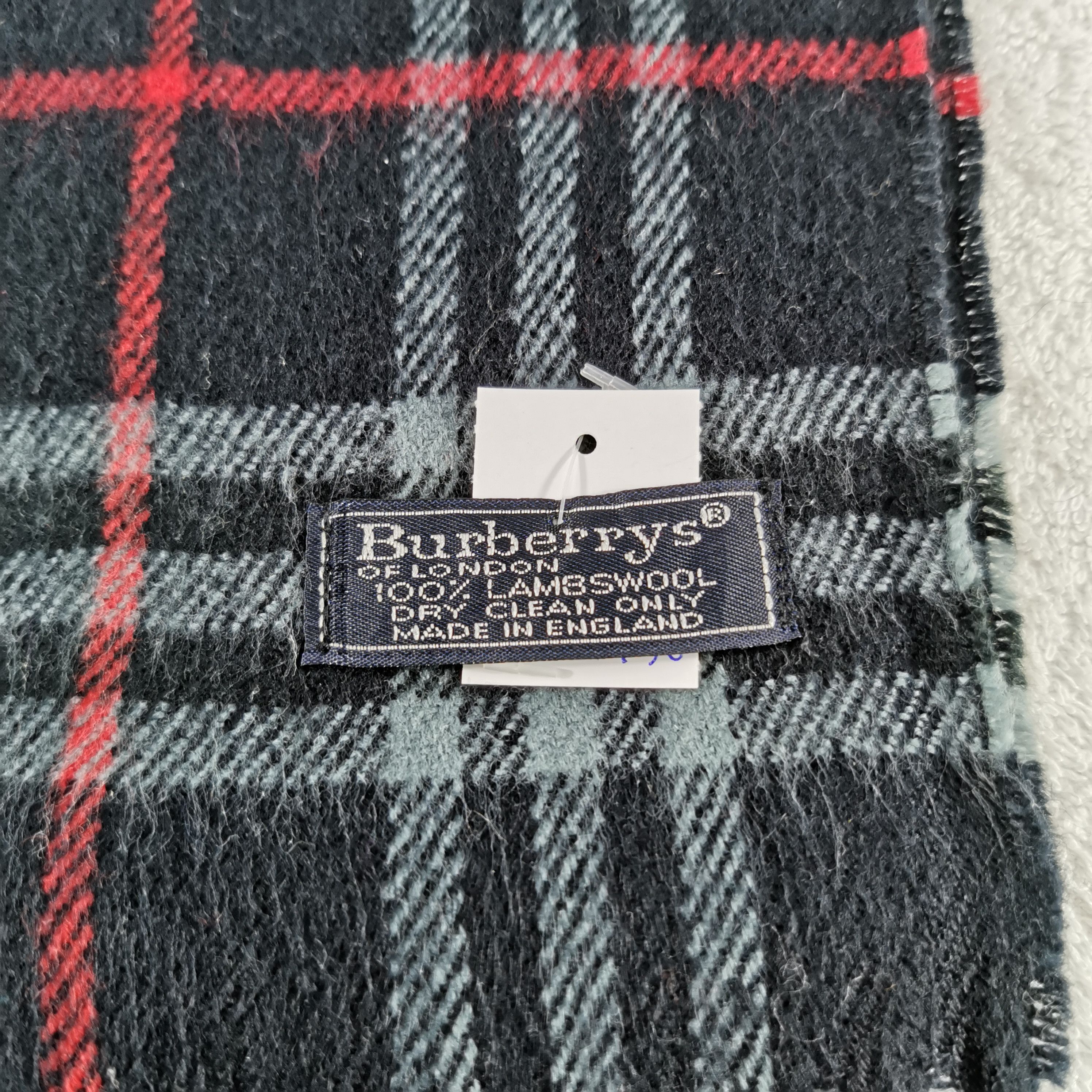 Burberry Vintage Burberry Scarf Muffler Wool Cashmere Scarves Size ONE SIZE - 4 Thumbnail