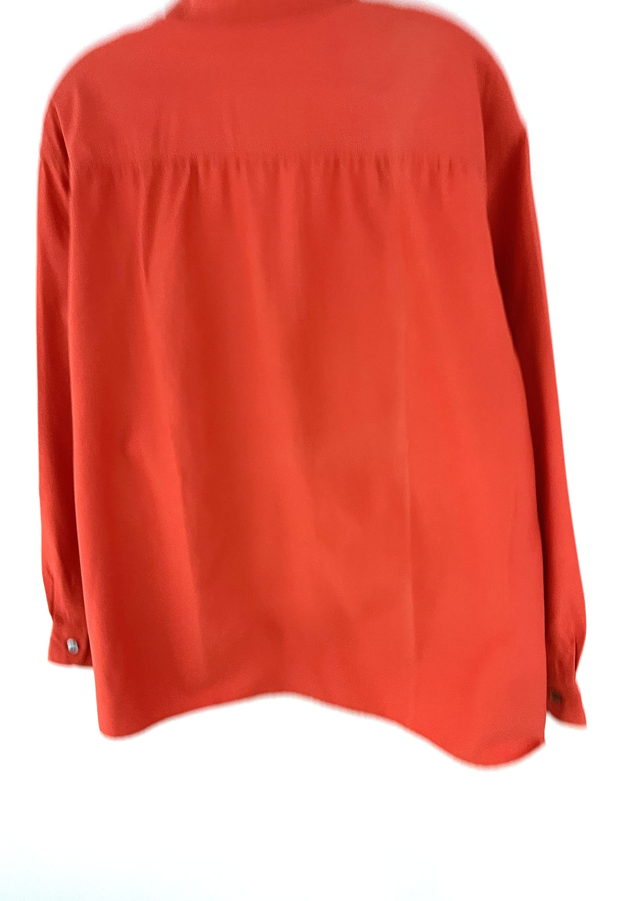 Yohji Yamamoto Highlighter Orange Cargo Shirt Size US L / EU 52-54 / 3 - 10 Thumbnail