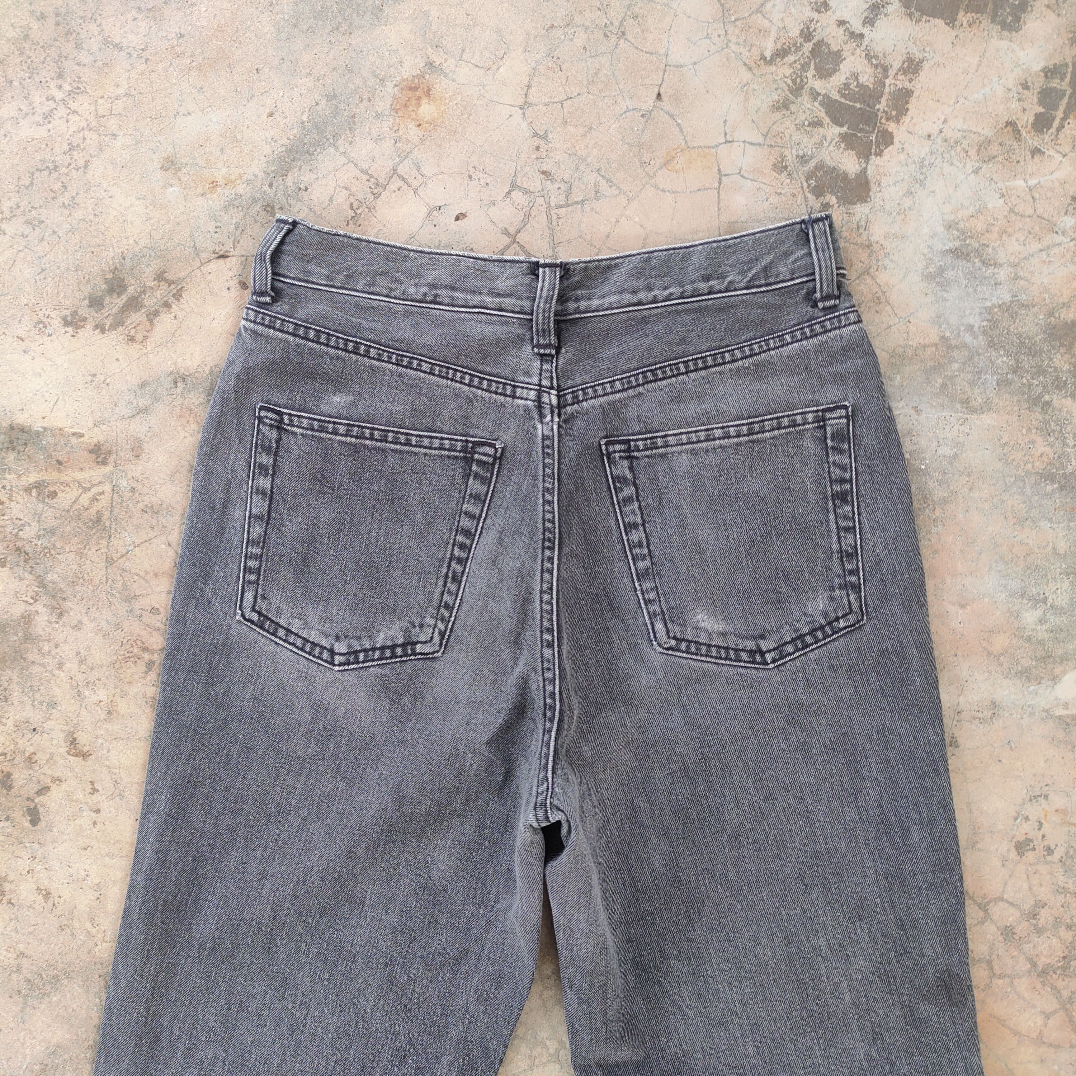 Japanese Brand × Jean W28 VINTAGE JAPANESE FADED BLACK JEANS DENIM PANTS Size US 28 / EU 44 - 9 Thumbnail