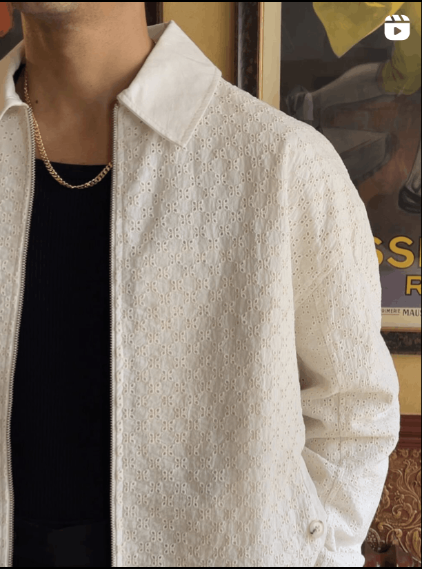 About:Blank About:Blank Cropped Anglais Jacket Cream Size US M / EU 48-50 / 2 - 3 Thumbnail