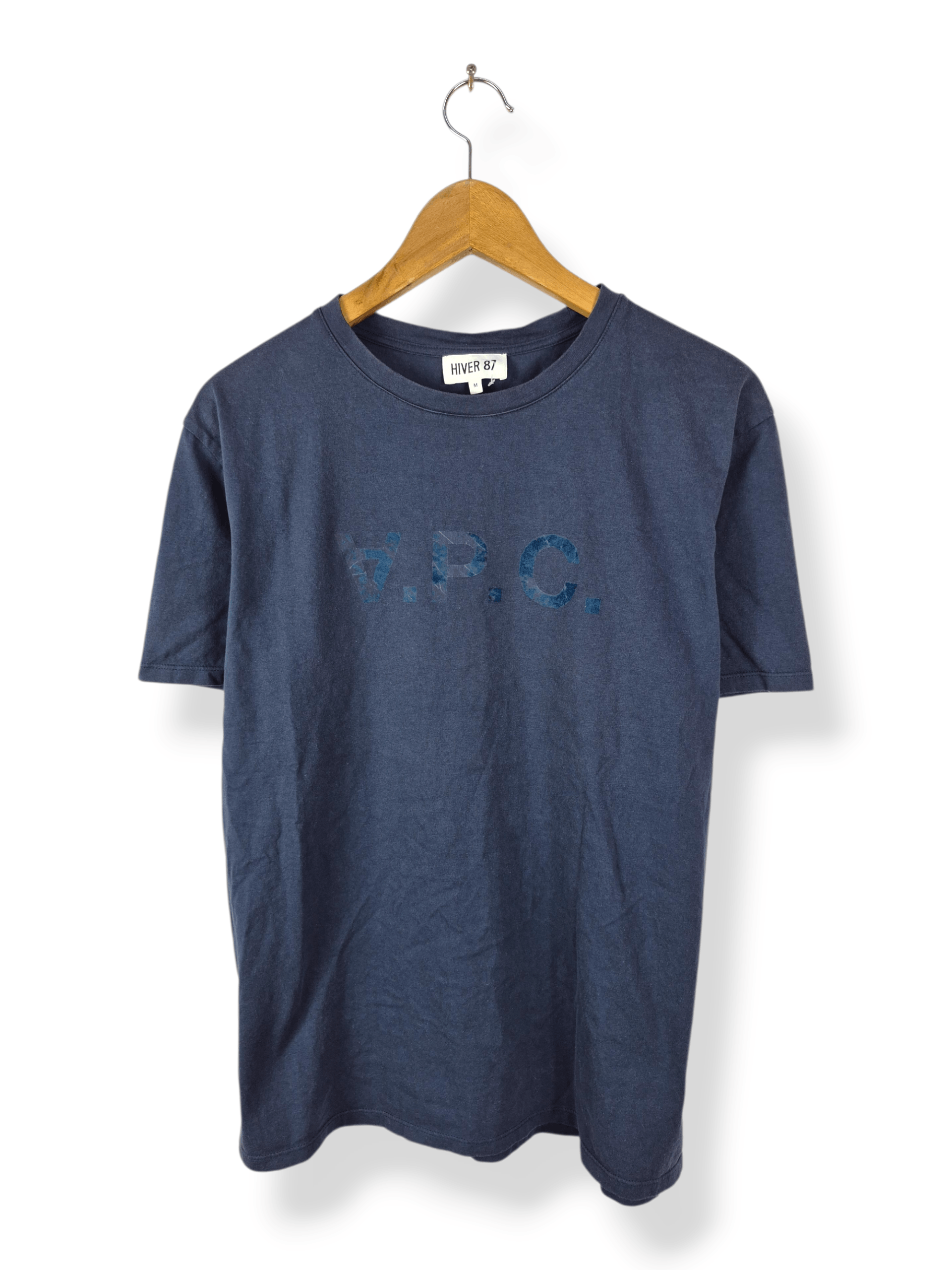 A.P.C. 🔥 APC Hiver 87 30th Anniversary Tee Velvet Spellout Size US L / EU 52-54 / 3 - 1 Thumbnail