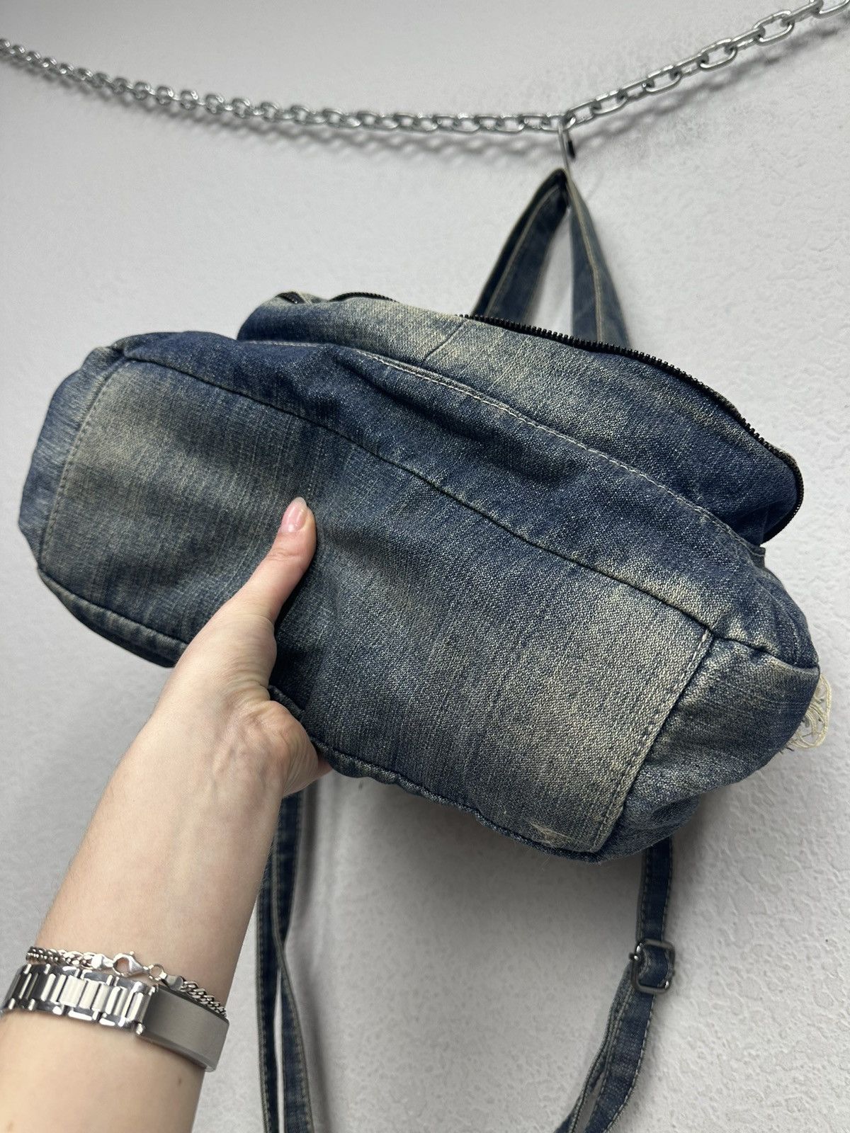 Diesel Vintage Diesel Denim Distressed Style Ifsixwasnine Y2k Dolce Size ONE SIZE - 9 Thumbnail