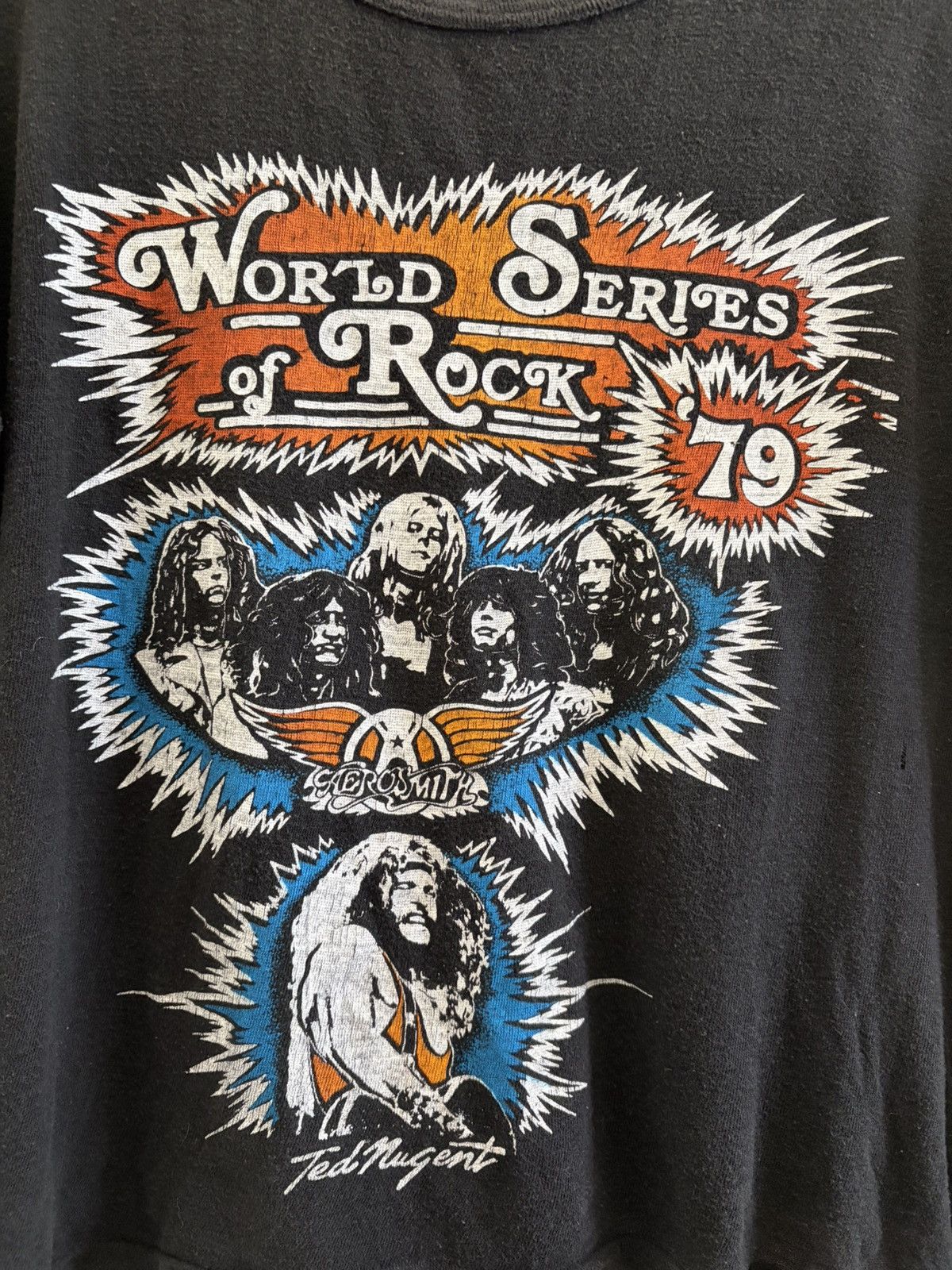 Vintage 1979 WSoR Festival Aerosmith AC/DC Journey True Vintage Tee Size US S / EU 44-46 / 1 - 3 Thumbnail