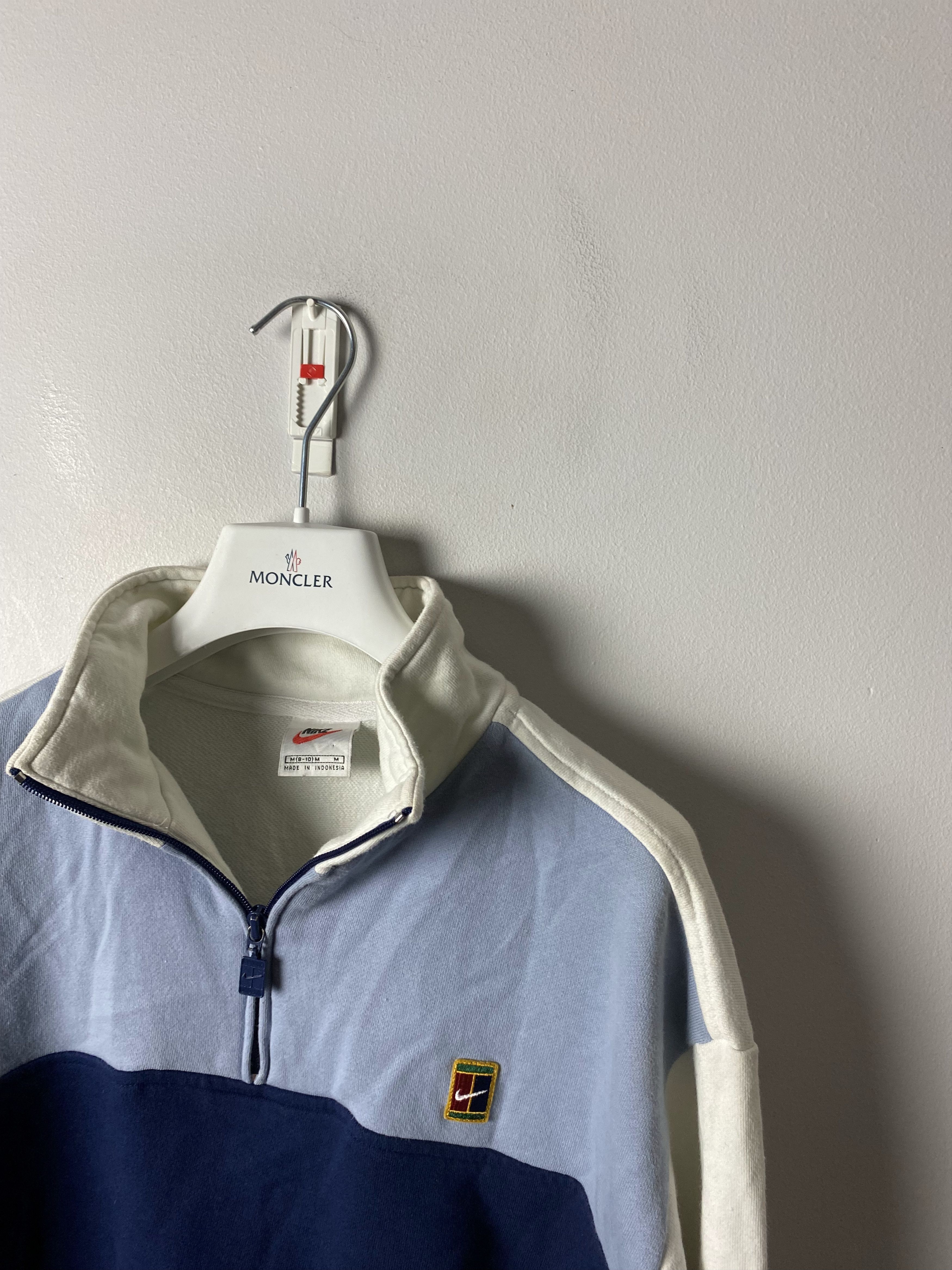 Nike Nike tennis quarter zip-up sweatshirt vintage 90s Size M / US 6-8 / IT 42-44 - 2 Thumbnail