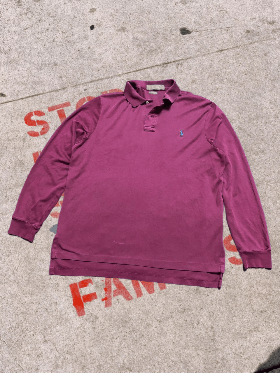 Polo Ralph Lauren Polo Ralph Lauren Vintage Rugby Polo Longsleeve Size US L / EU 52-54 / 3 - 1 Thumbnail