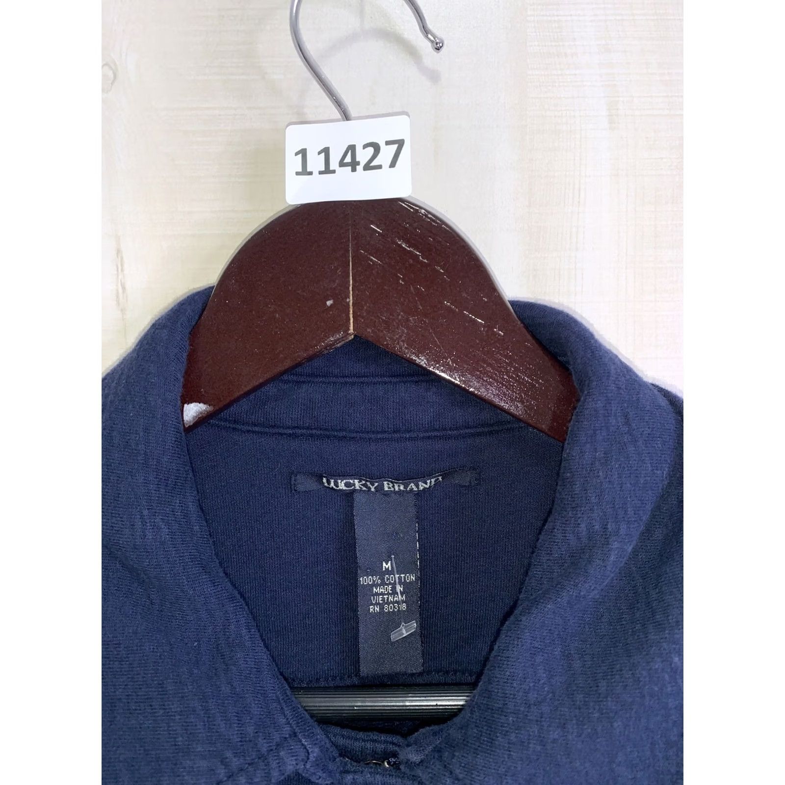 Lucky Brand Lucky Brand Blue Cotton Military Utility Jacket Womens M Size Regular Red? Size M / US 6-8 / IT 42-44 - 2 Thumbnail