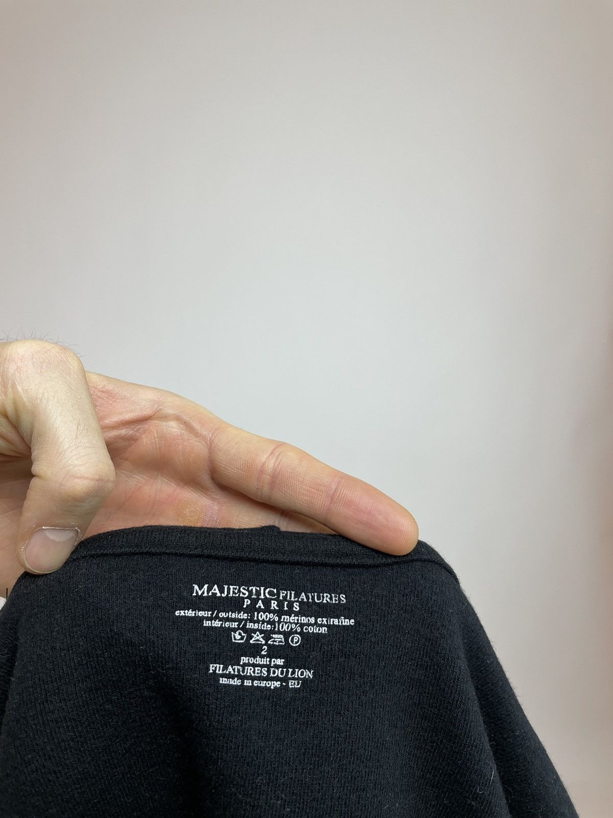 Designer × MAJESTIC FILATURES MAJESTIC FILATURES Paris Womens Wool Hooded Cardigan size 2 Size XS / US 0-2 / IT 36-38 - 10 Thumbnail