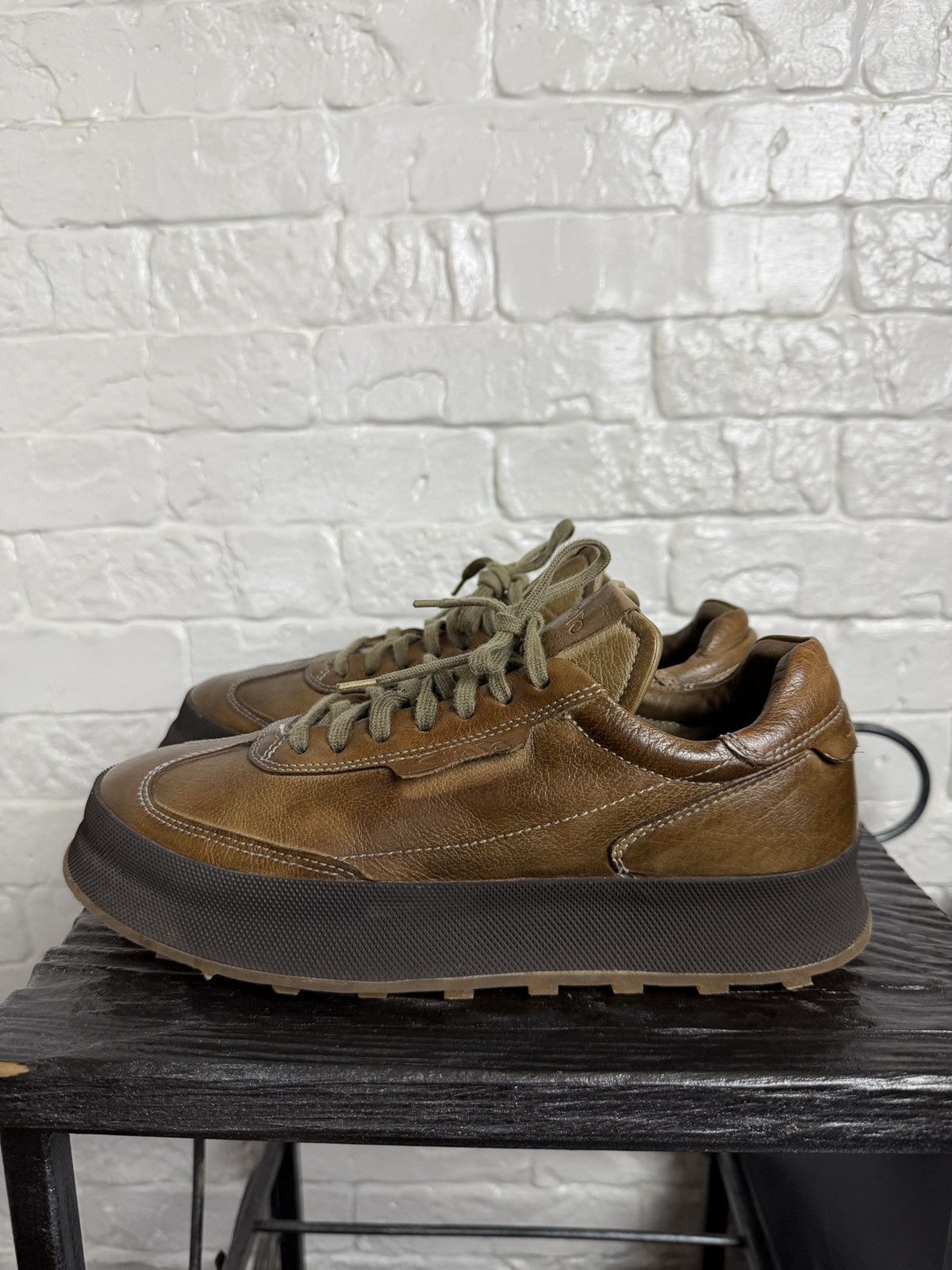 Shoto Shoto Handcrafted Italian Leather Shoes Size US 8 / IT 38 - 4 Thumbnail