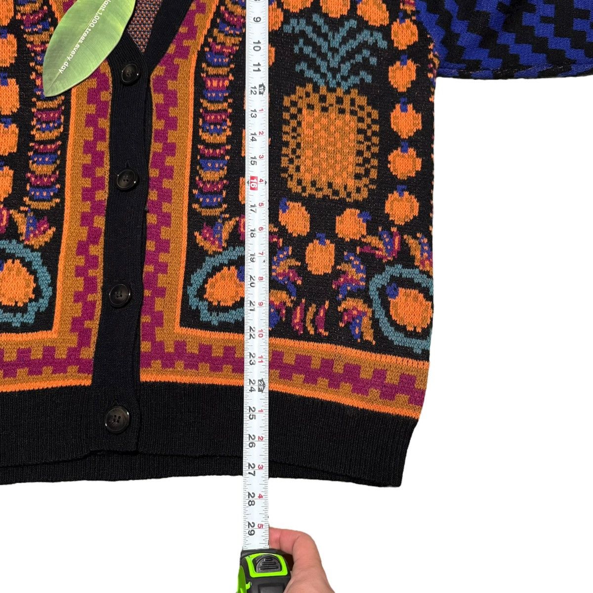 Farm Rio NWT Farm Rio Pineapple Scarf Cardigan Sweater Women's XS Size XS / US 0-2 / IT 36-38 - 8 Thumbnail