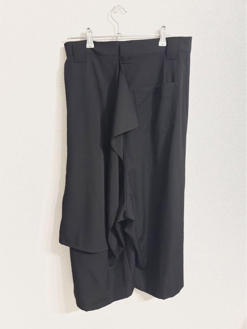 Yohji Yamamoto yohji yamamoto pour homme rayon wrap wide skirt pants Size US 29 - 2 Thumbnail