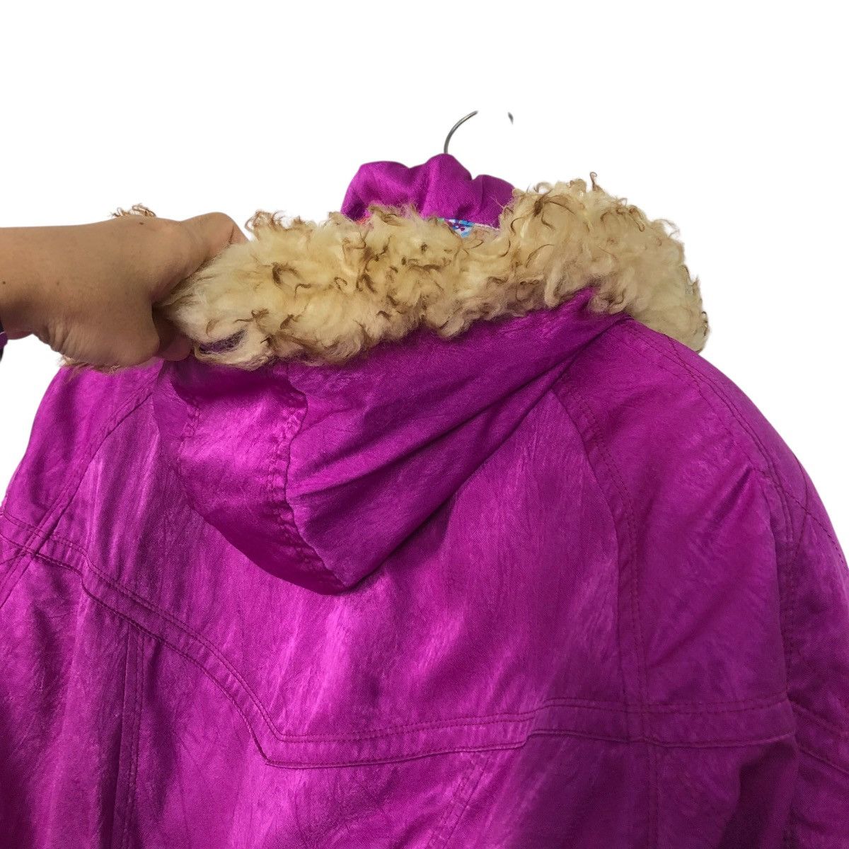 Japanese Brand 🔥VINTAGE SKI JACKET LAFONT MINK FUR HOODIE ISSEY MIYAKE Size L / US 10 / IT 46 - 12 Thumbnail