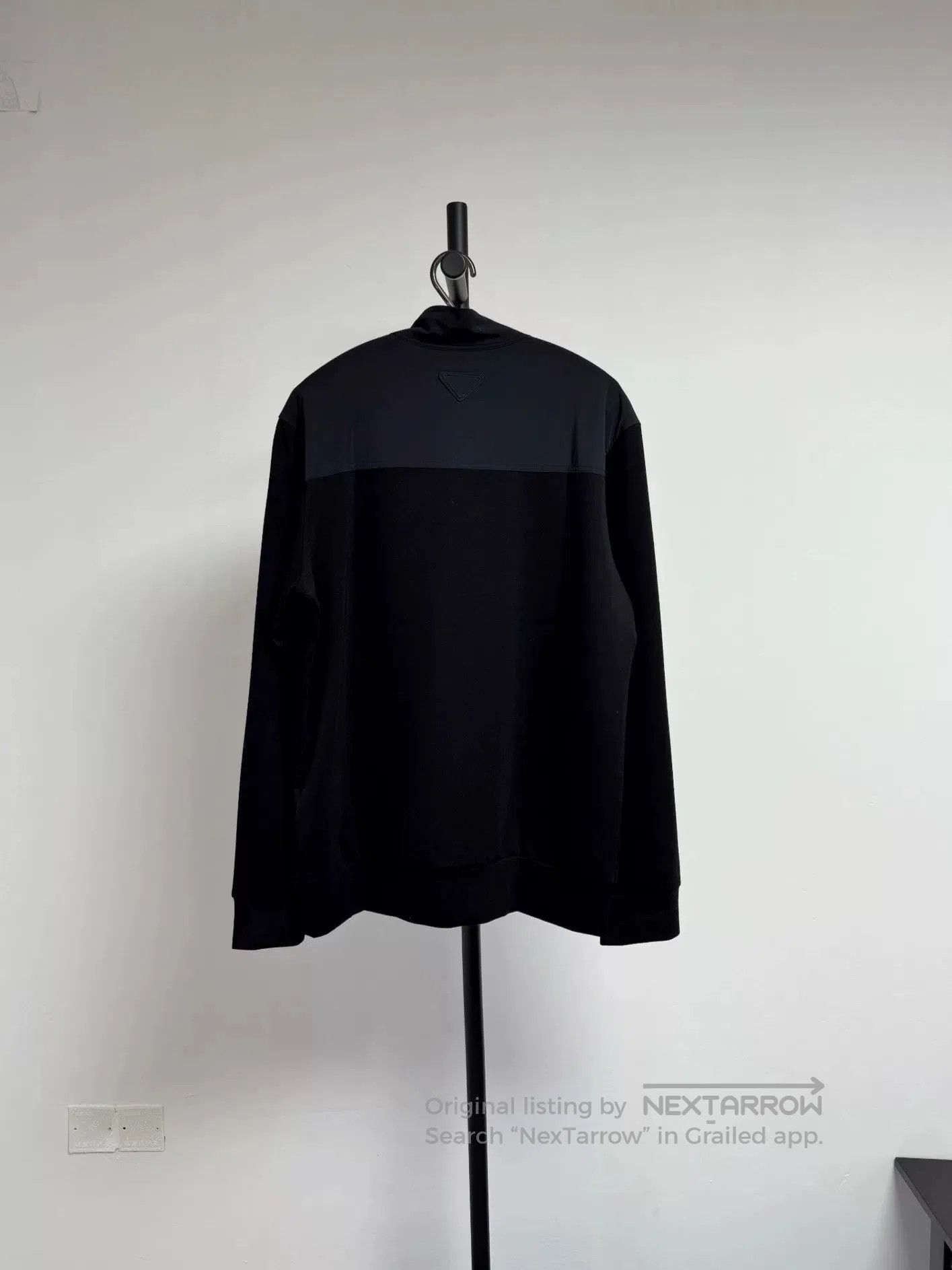 Prada PRADA Black Sweatshirt XL New. Size US XL / EU 56 / 4 - 2 Thumbnail