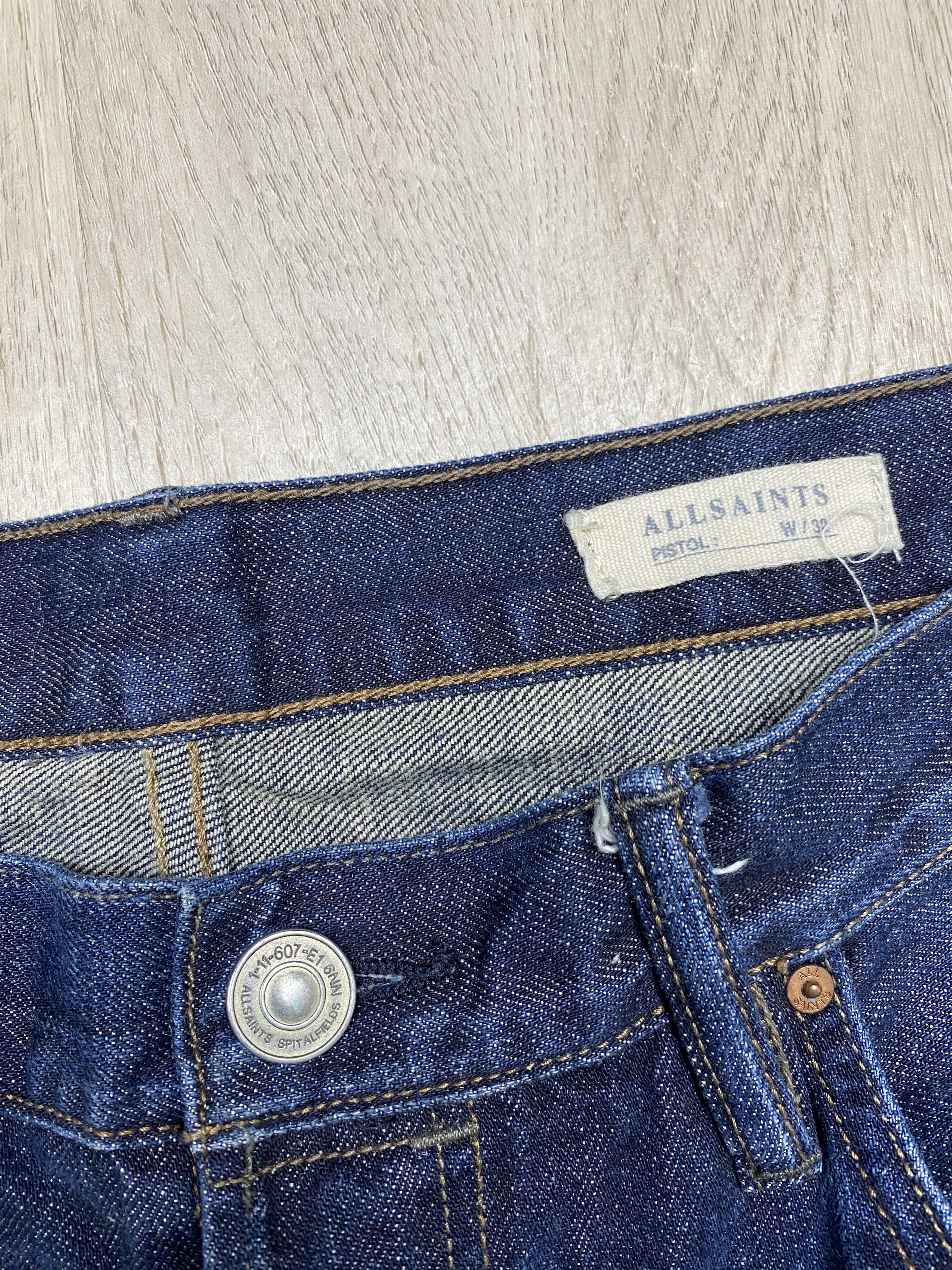 Allsaints Allsaints Hardin Pistol Vintage Mens Denim Pants Jeans Size US 32 / EU 48 - 3 Thumbnail