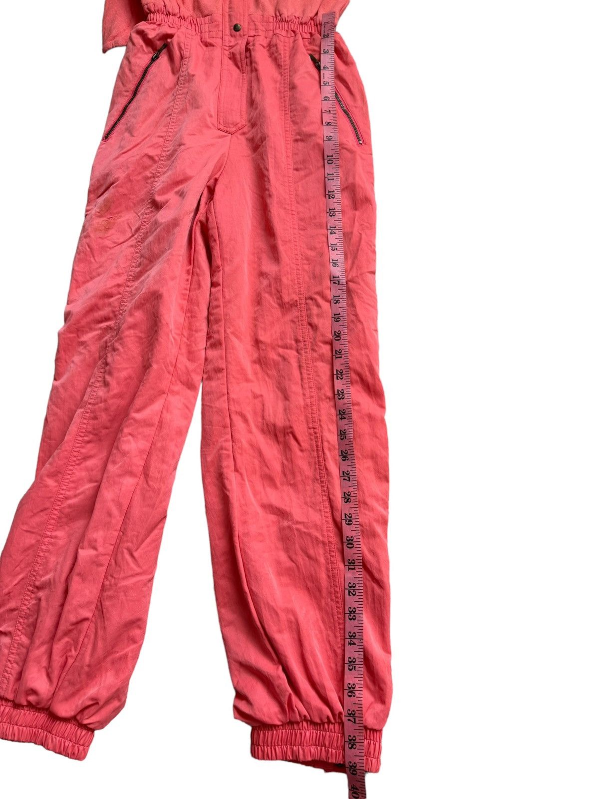 Japanese Brand Vintage Moncler Coverall Asics Skiwear Jumpsuit Size US 27 - 22 Thumbnail