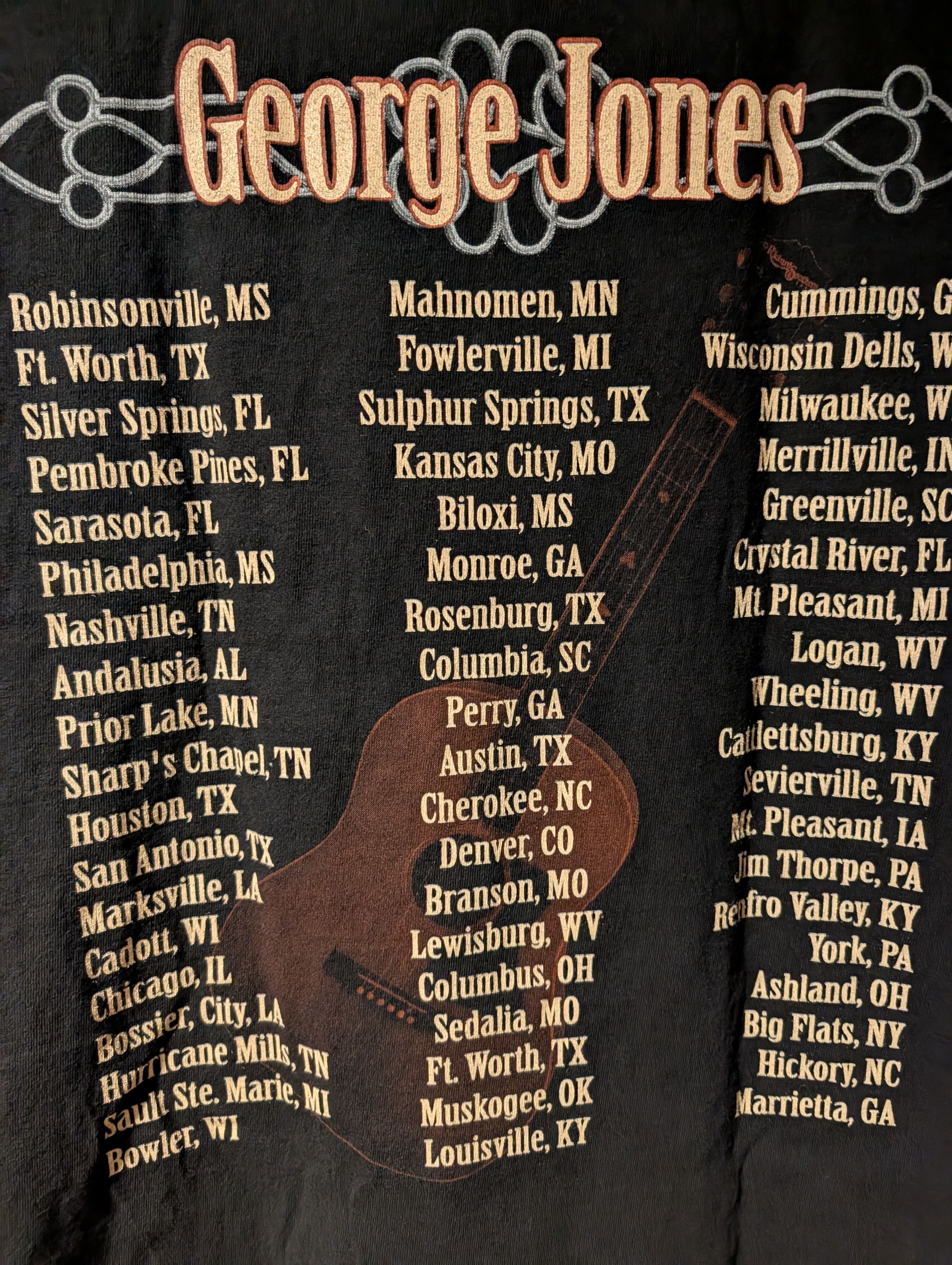 Band Tees Vintage 90s George Jones I Lived To Tell It All Tour T-Shirt Size US XL / EU 56 / 4 - 5 Thumbnail